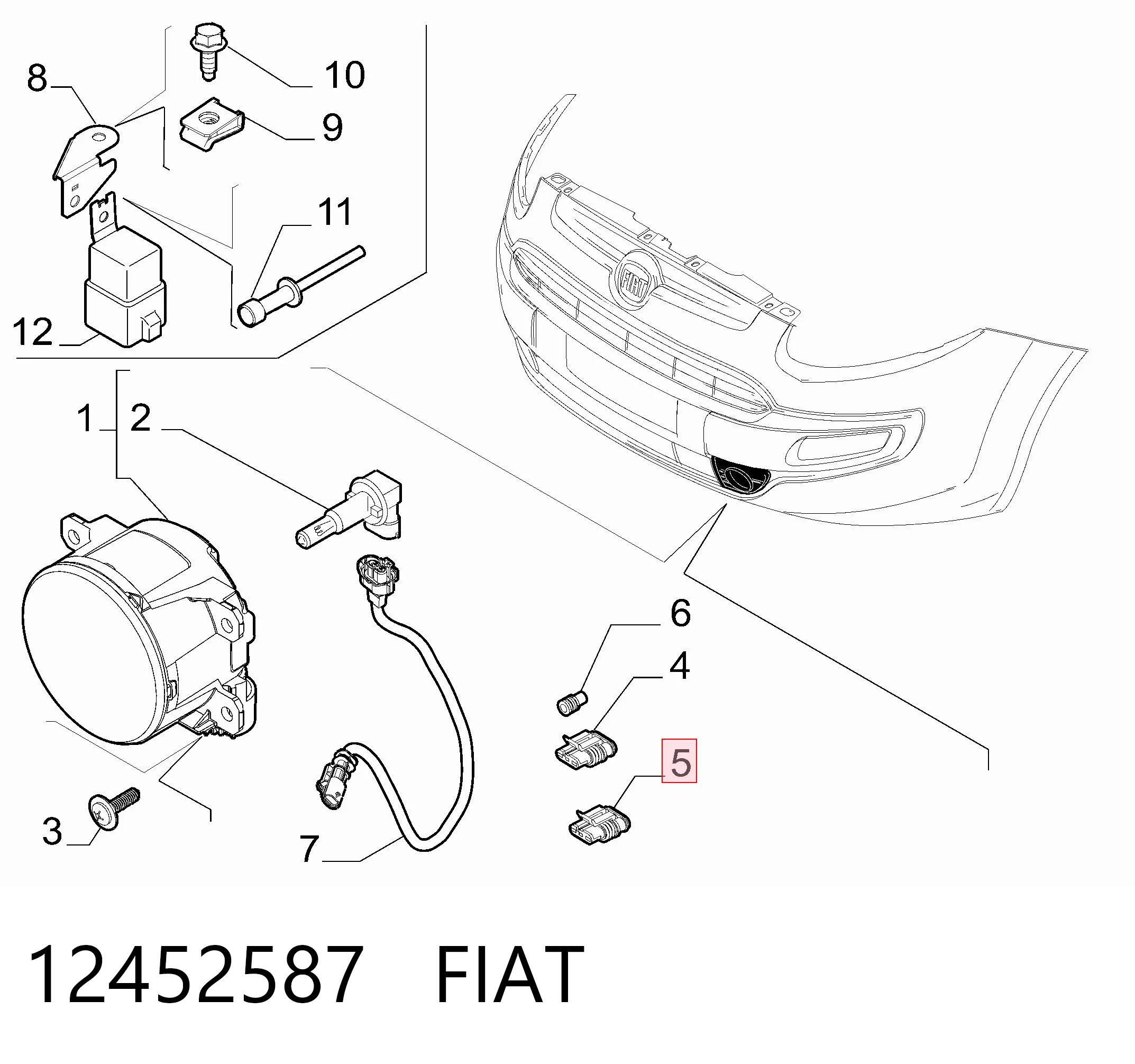 12452587 Fiat/Alfa/Lancia