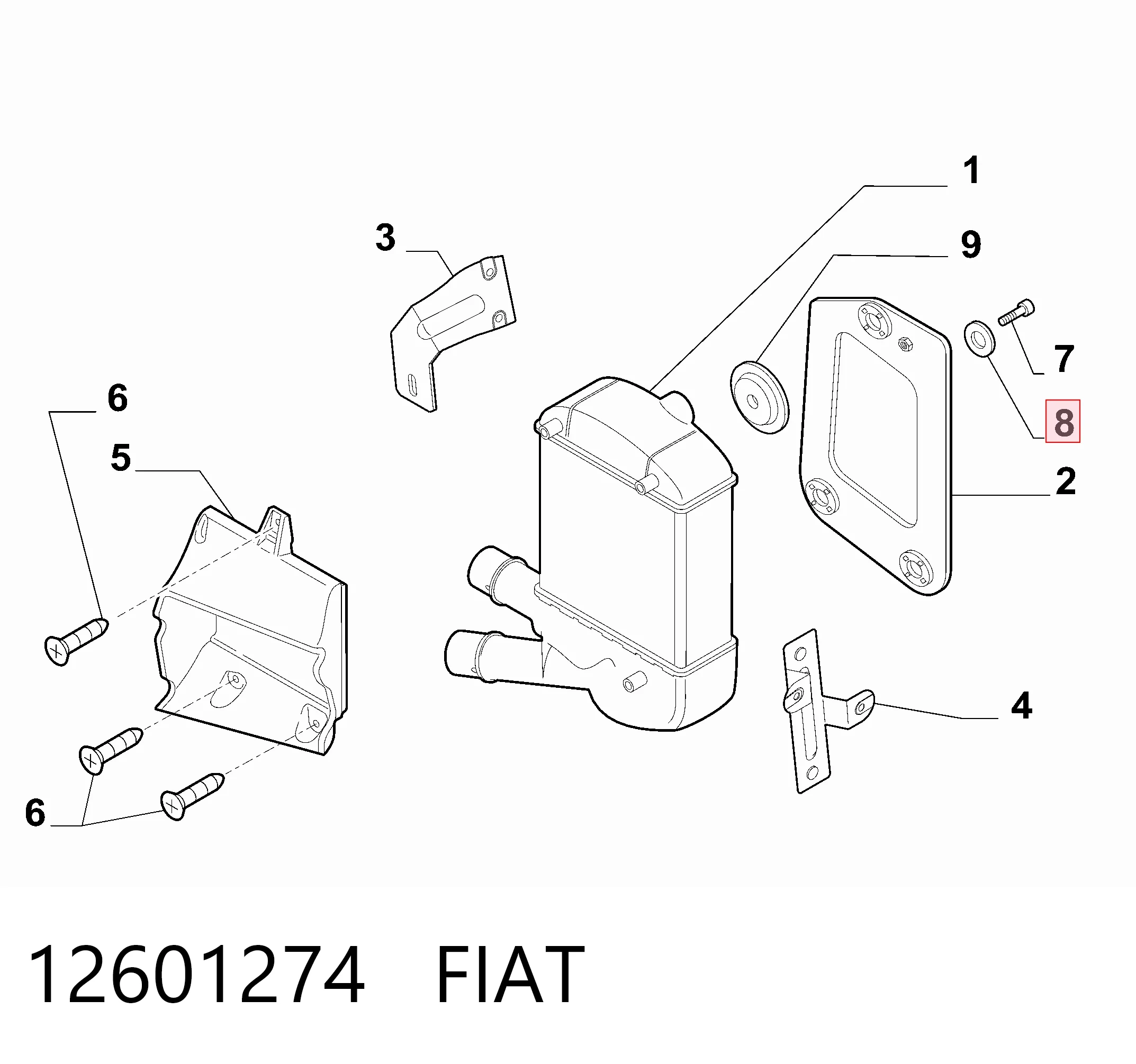 12601274 Fiat/Alfa/Lancia