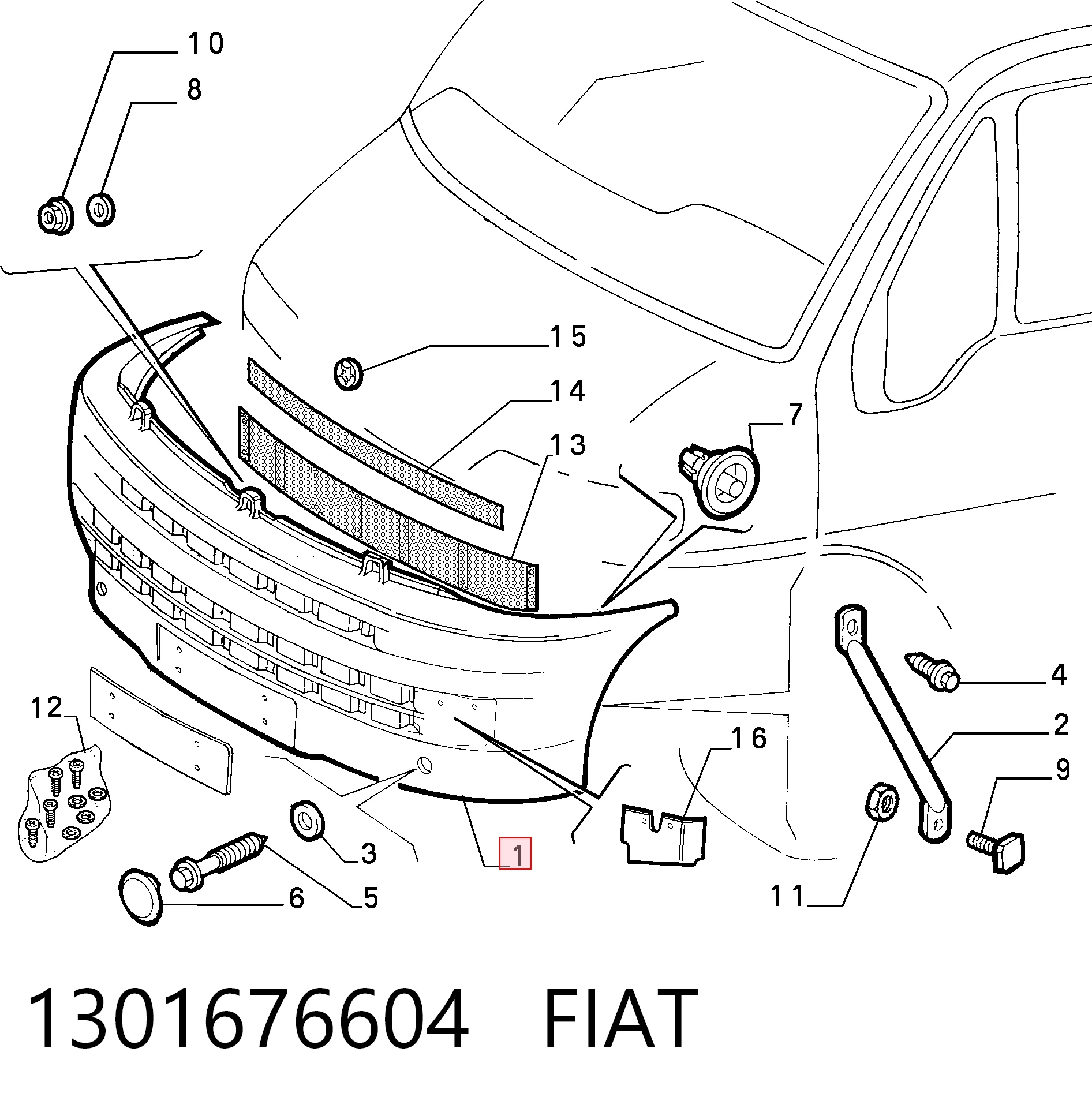 1301676604 Fiat/Alfa/Lancia