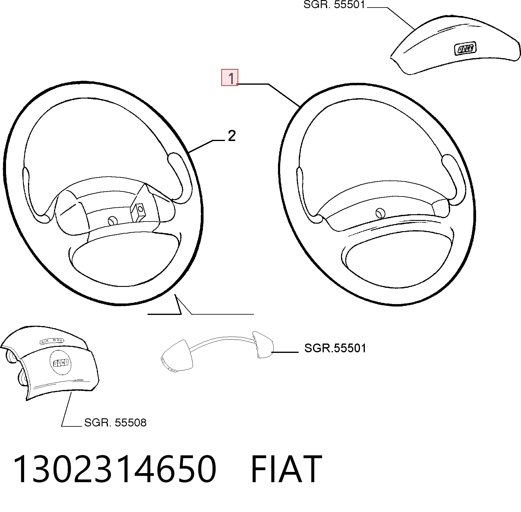 Volante para Fiat Ducato 230L