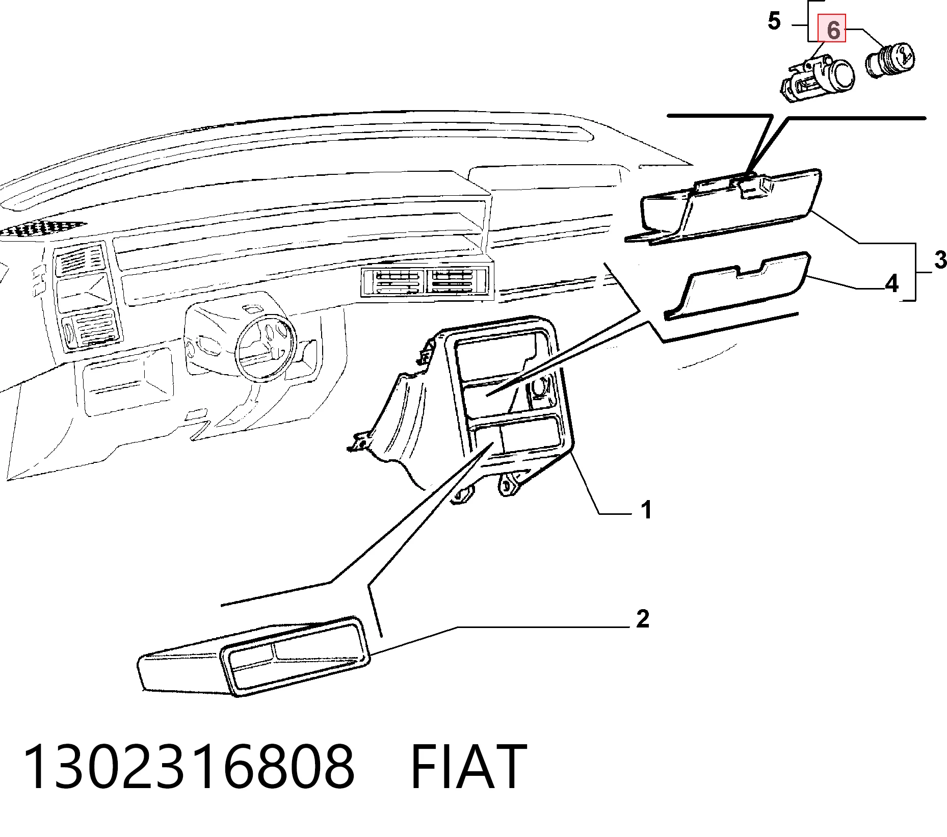 Encendedor de coche Fiat Tempra  (159)