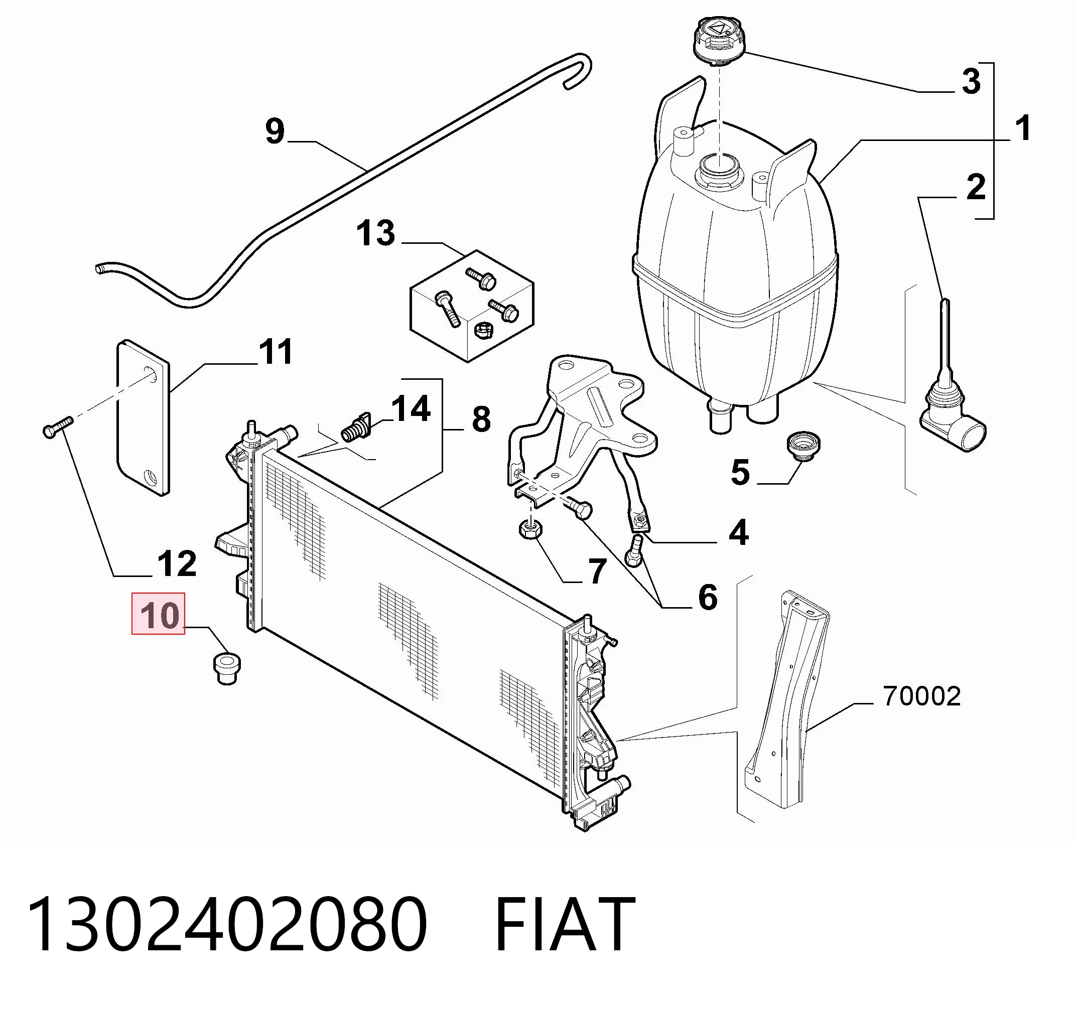 1302402080 Fiat/Alfa/Lancia