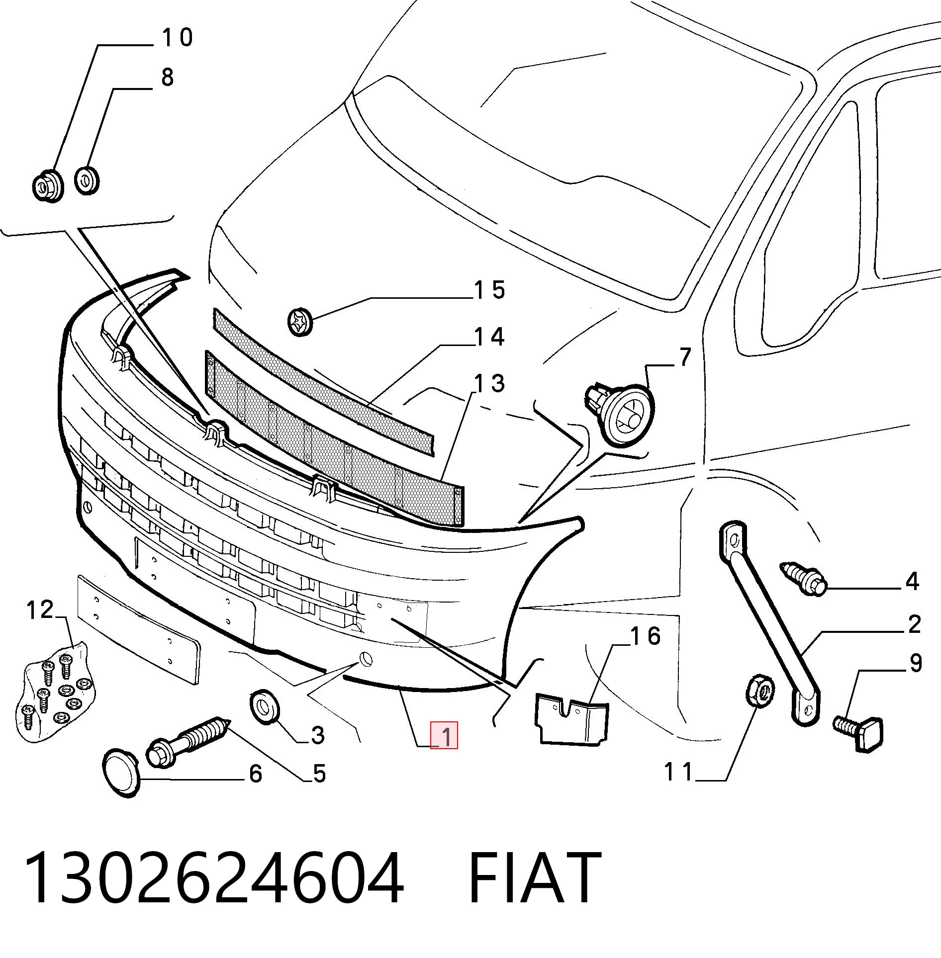 1302624604 Fiat/Alfa/Lancia