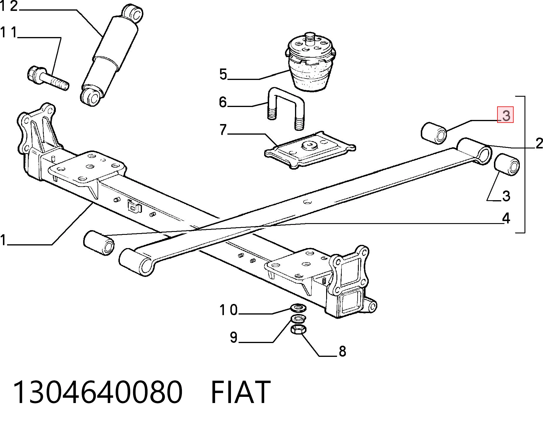 1304640080 Fiat/Alfa/Lancia