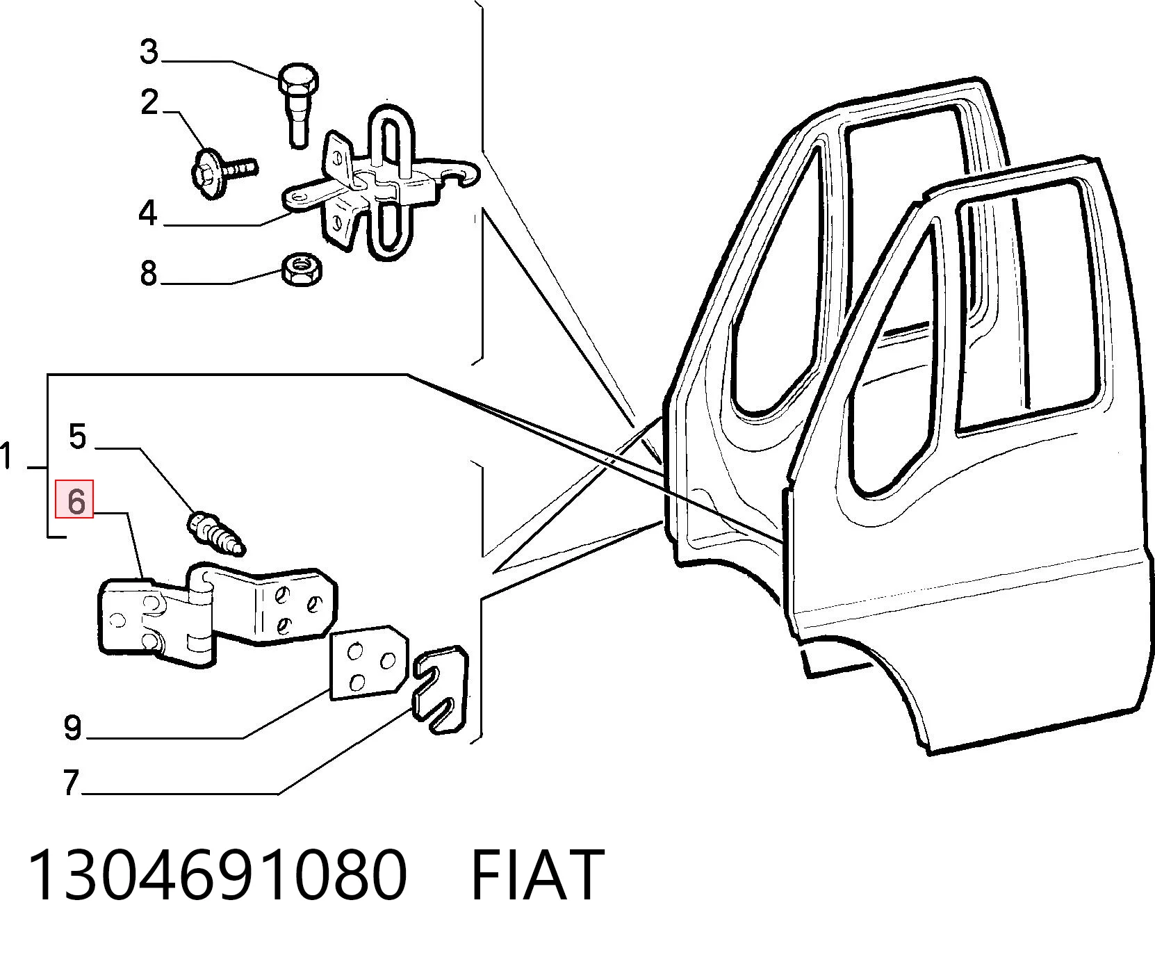 1304691080 Fiat/Alfa/Lancia