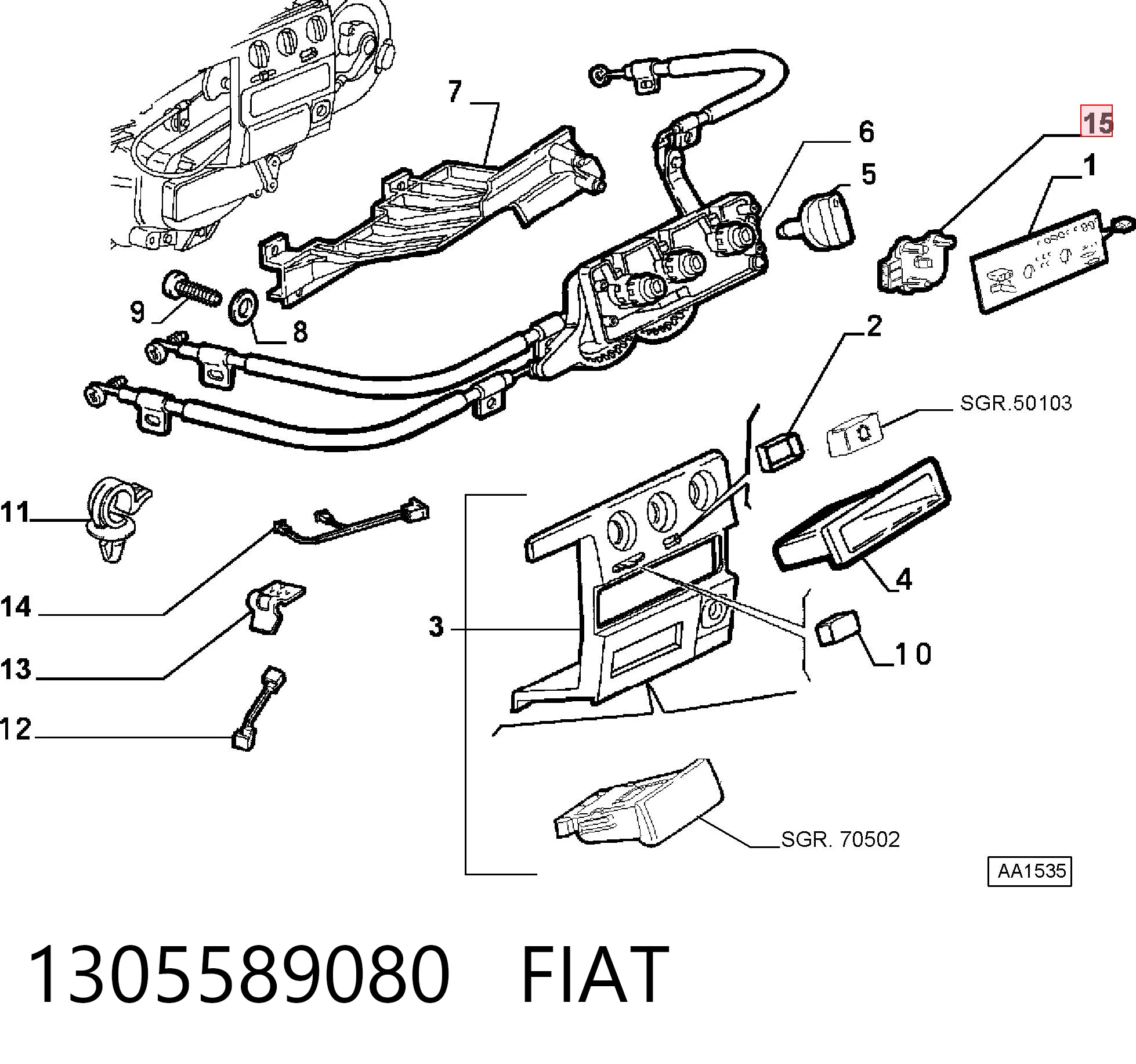 1305589080 Fiat/Alfa/Lancia