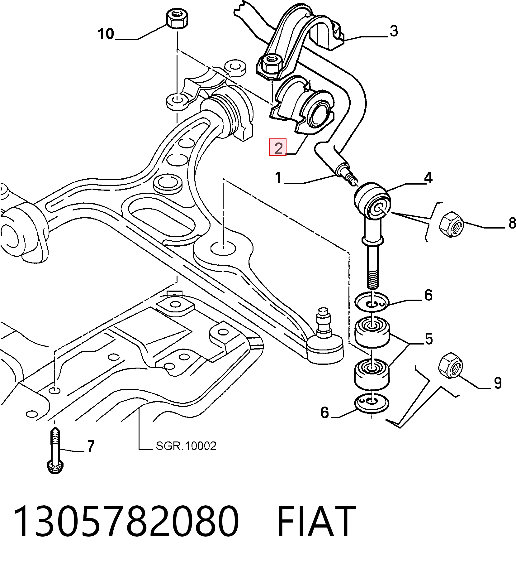 1305782080 Fiat/Alfa/Lancia