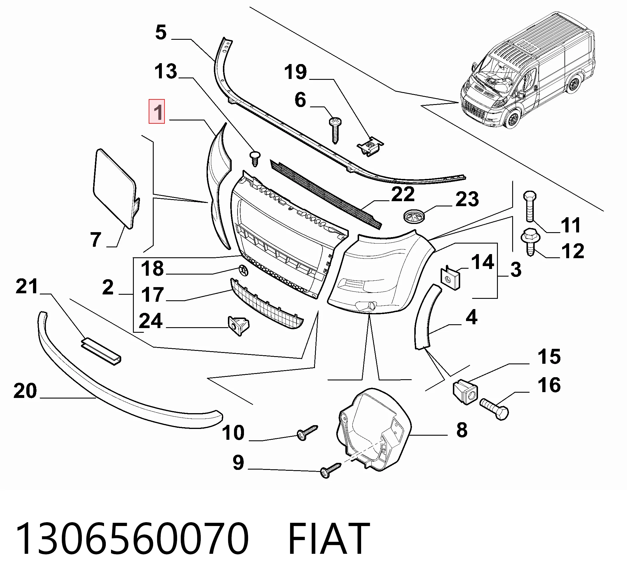1306560070 Fiat/Alfa/Lancia