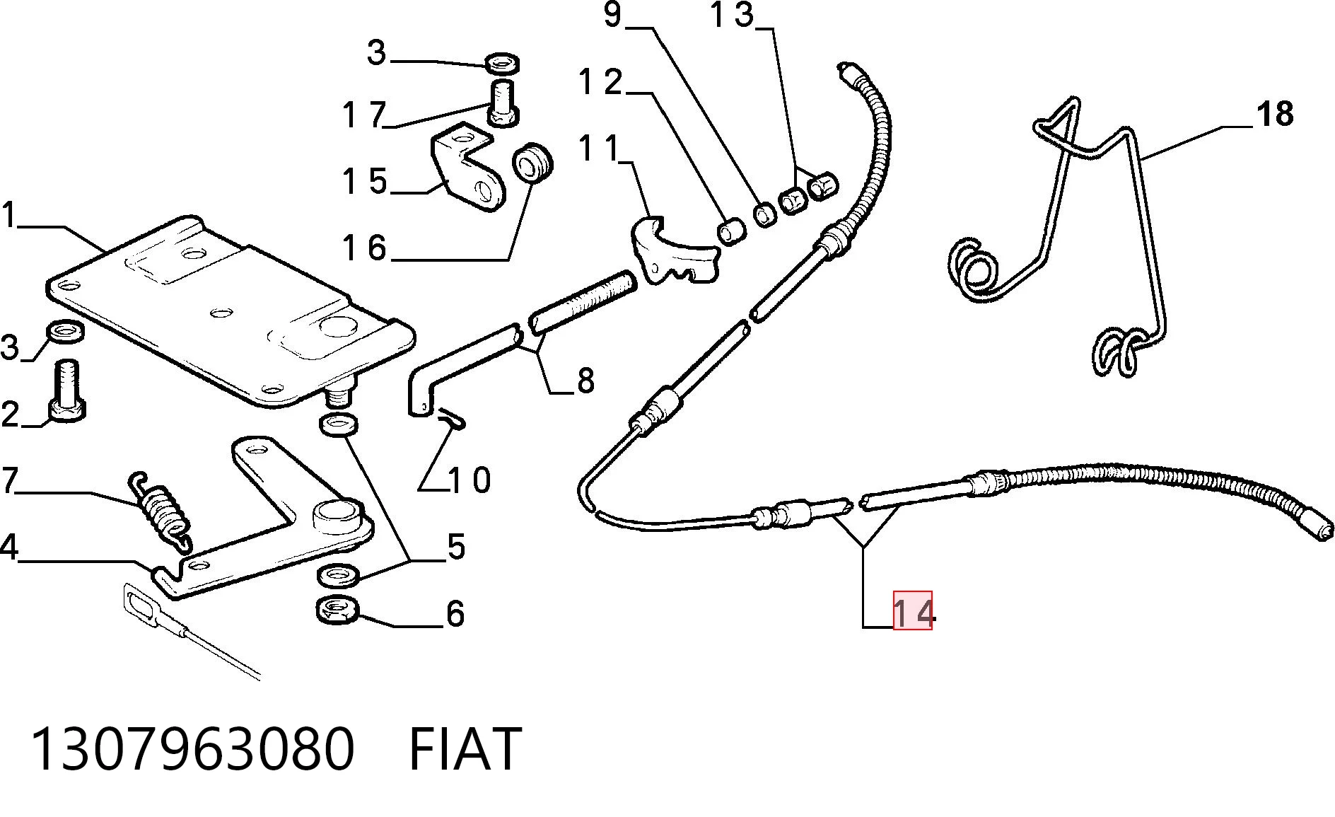 1307963080 Fiat/Alfa/Lancia