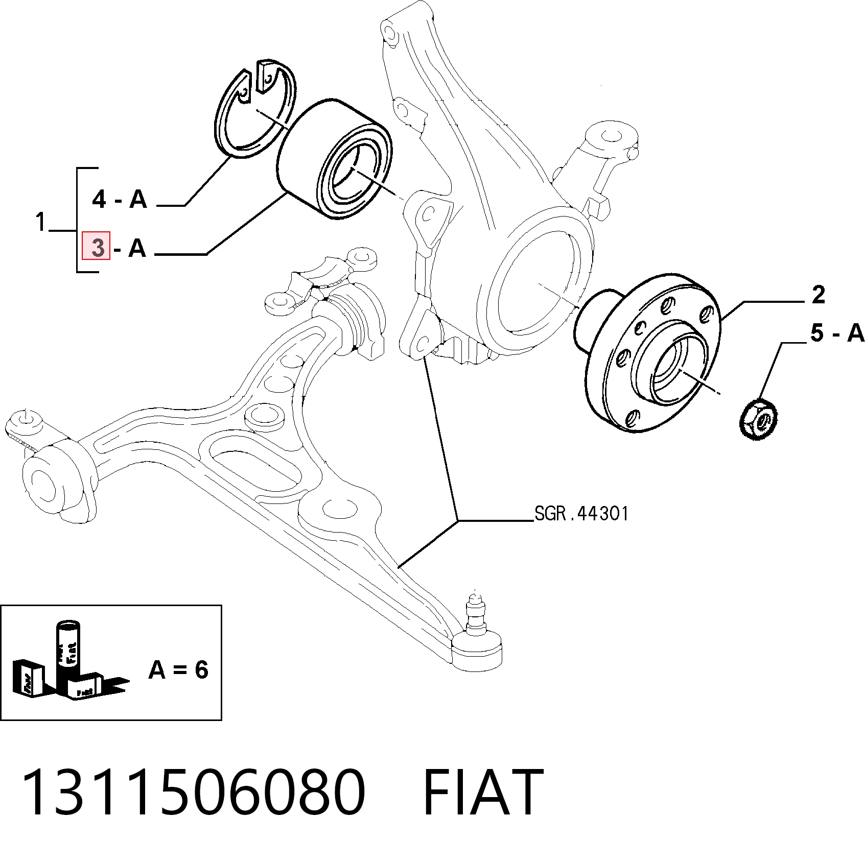 1311506080 Fiat/Alfa/Lancia
