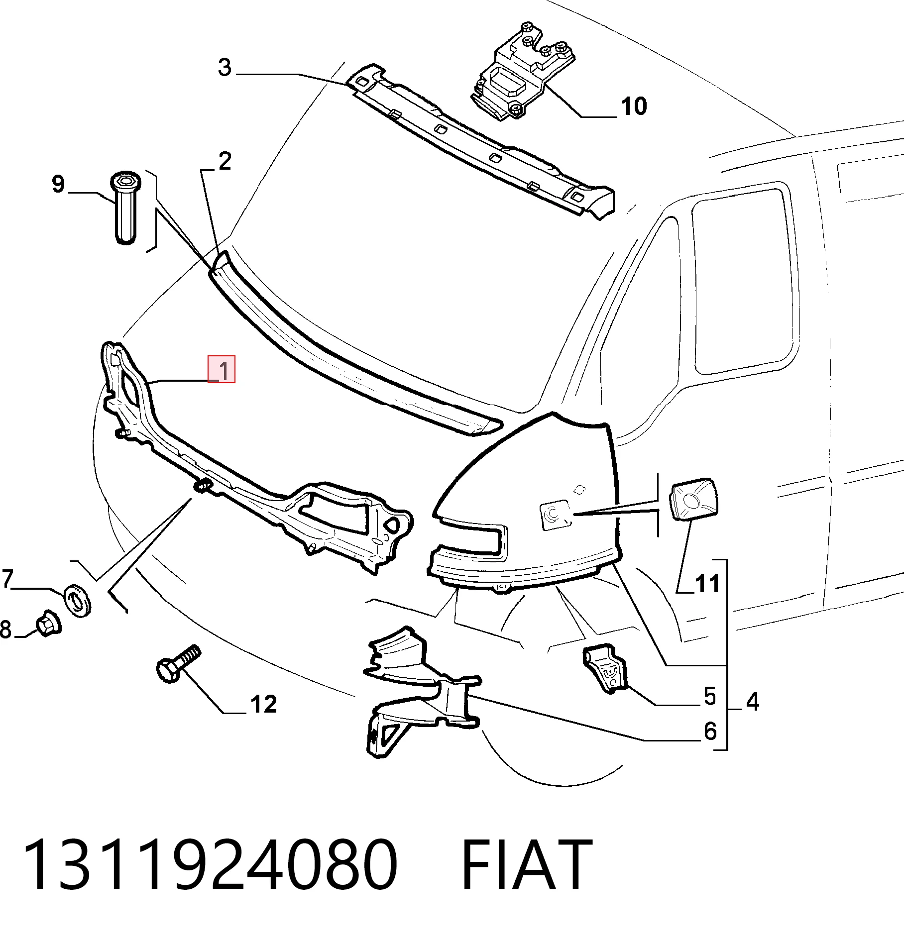 Comprar Capó Fiat Ducato II 230 a bajo precio