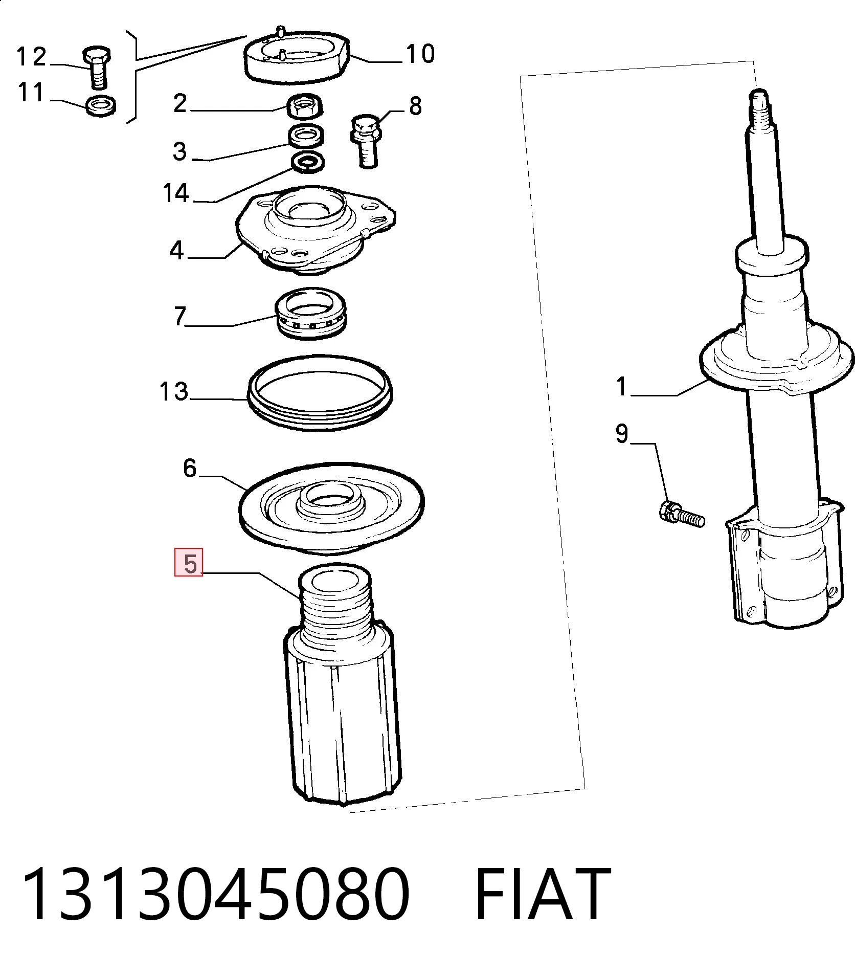 1313045080 Fiat/Alfa/Lancia