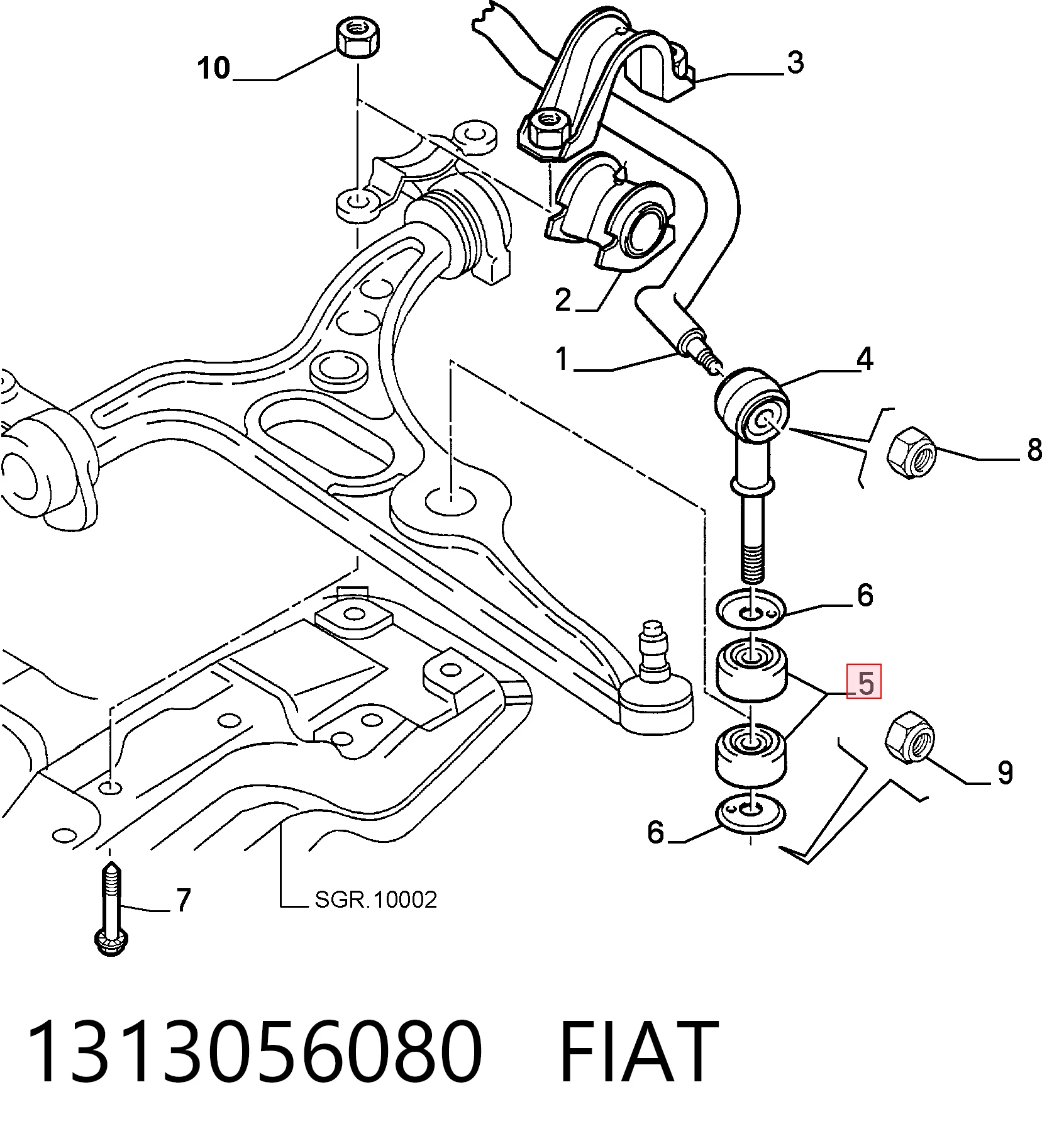 1313056080 Fiat/Alfa/Lancia