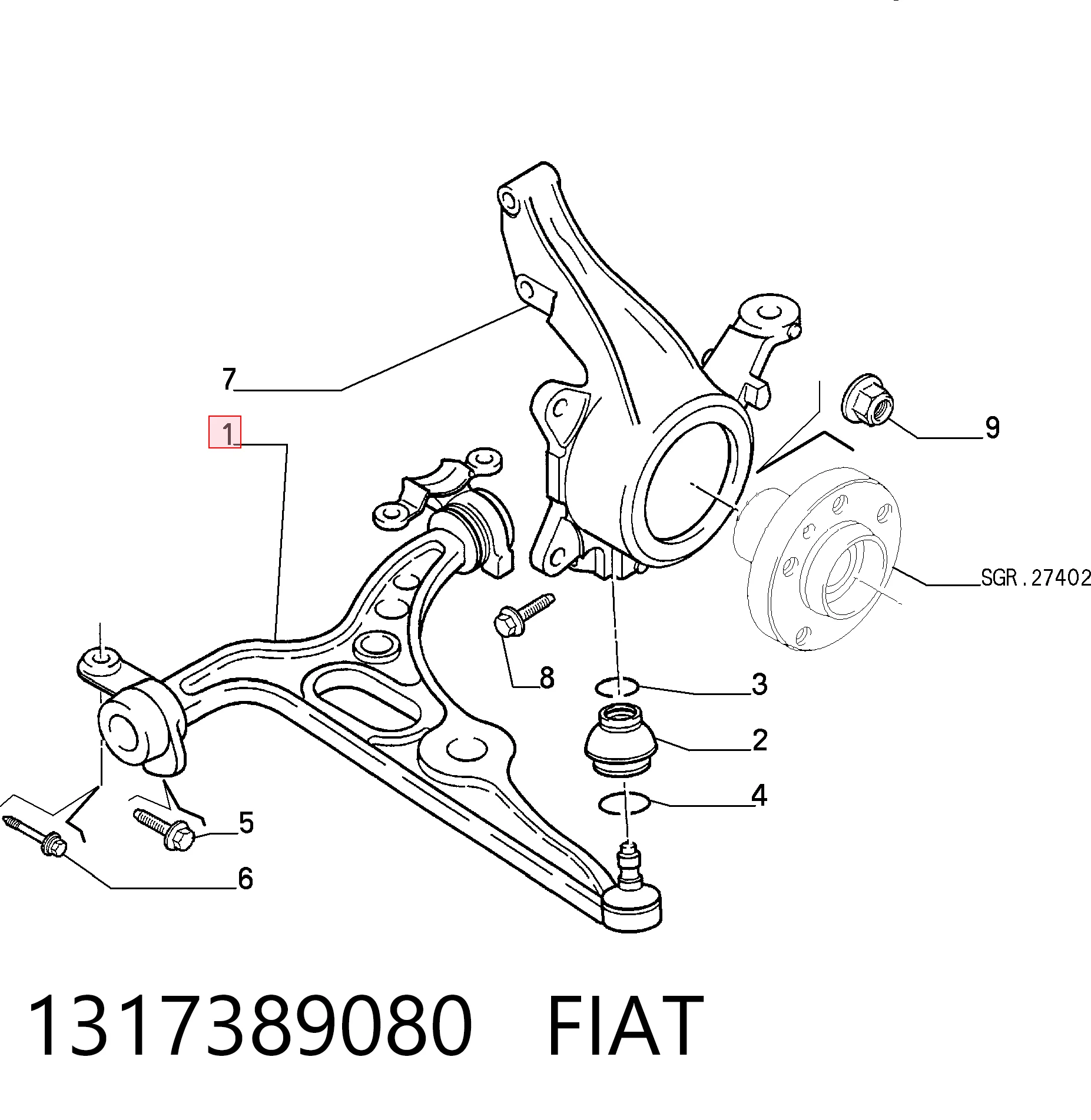 1317389080 Fiat/Alfa/Lancia
