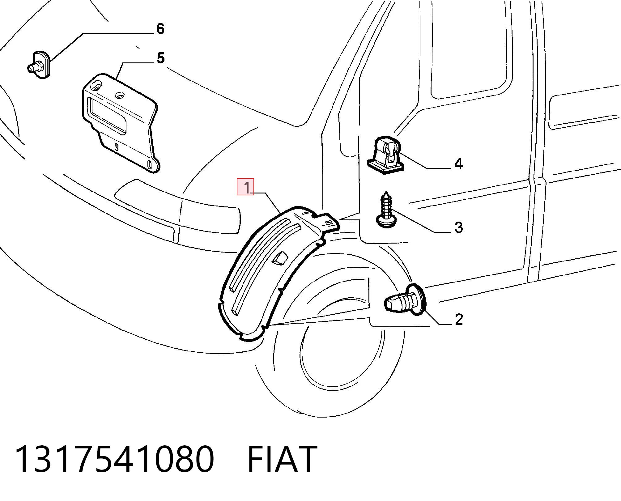 Paso de rueda Fiat Ducato II