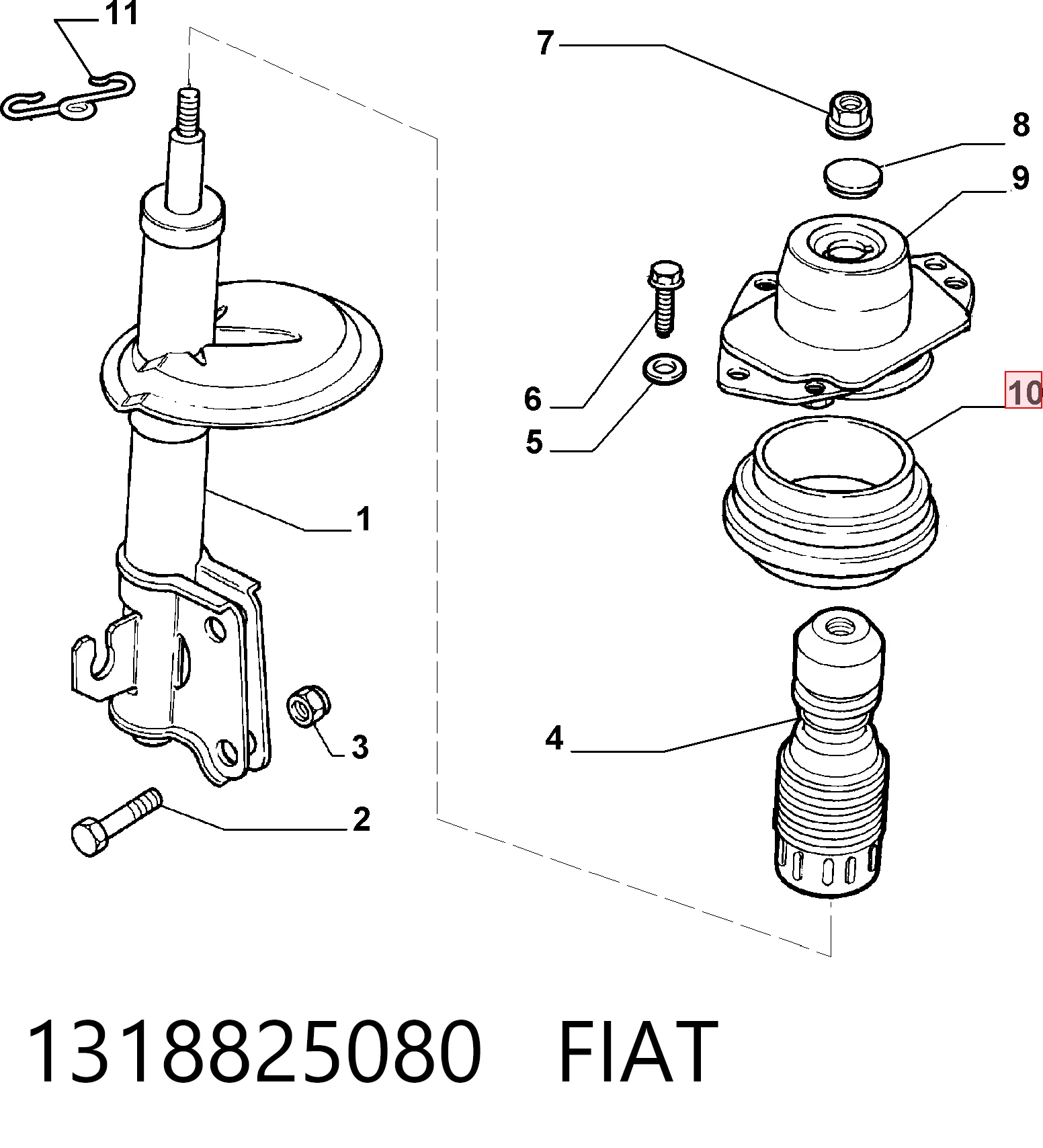 1318825080 Fiat/Alfa/Lancia