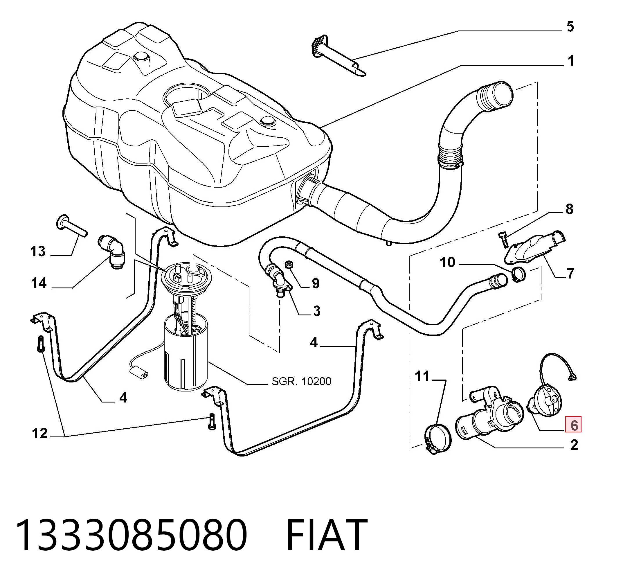 1333085080 Fiat/Alfa/Lancia