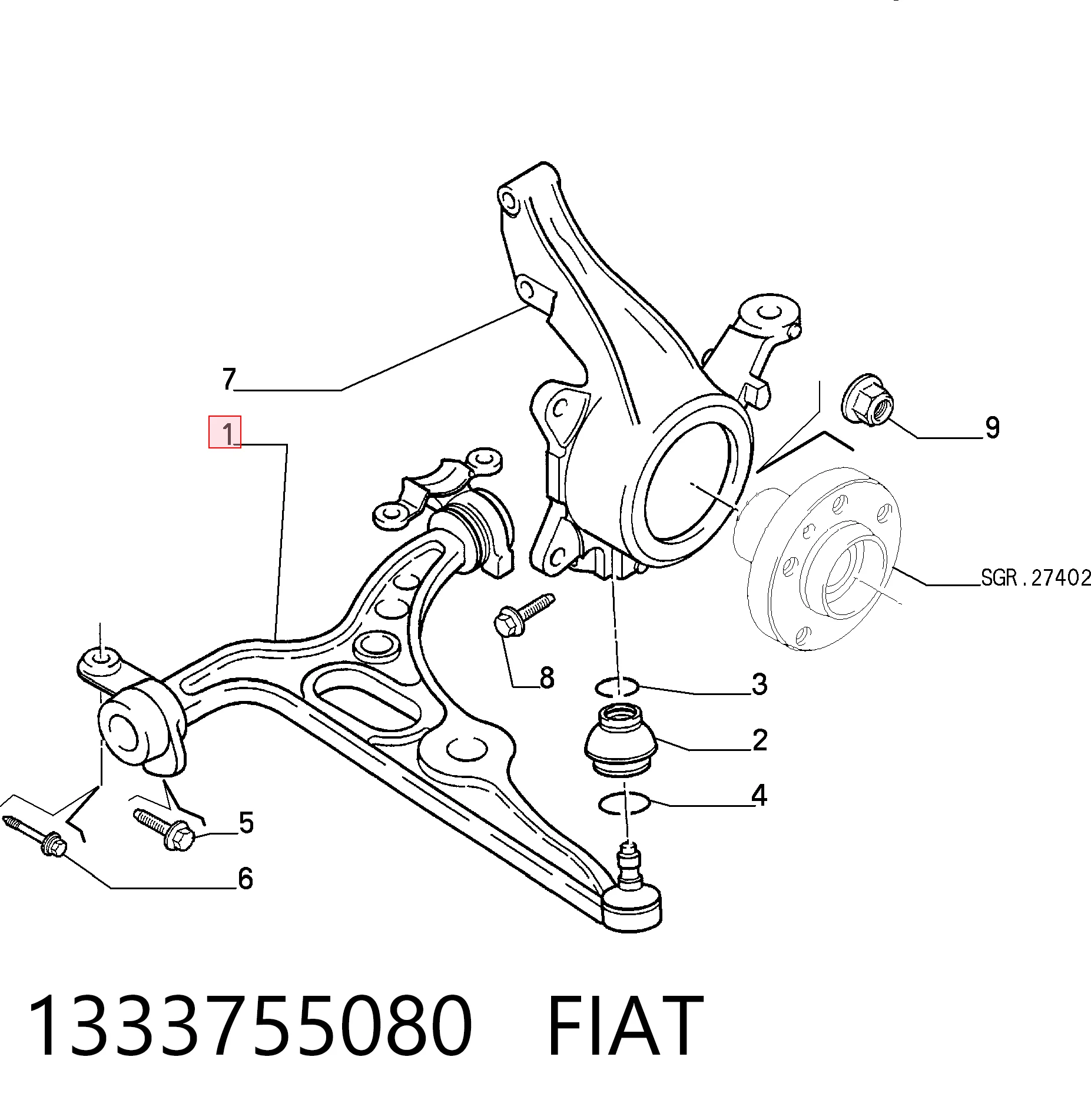 1333755080 Fiat/Alfa/Lancia