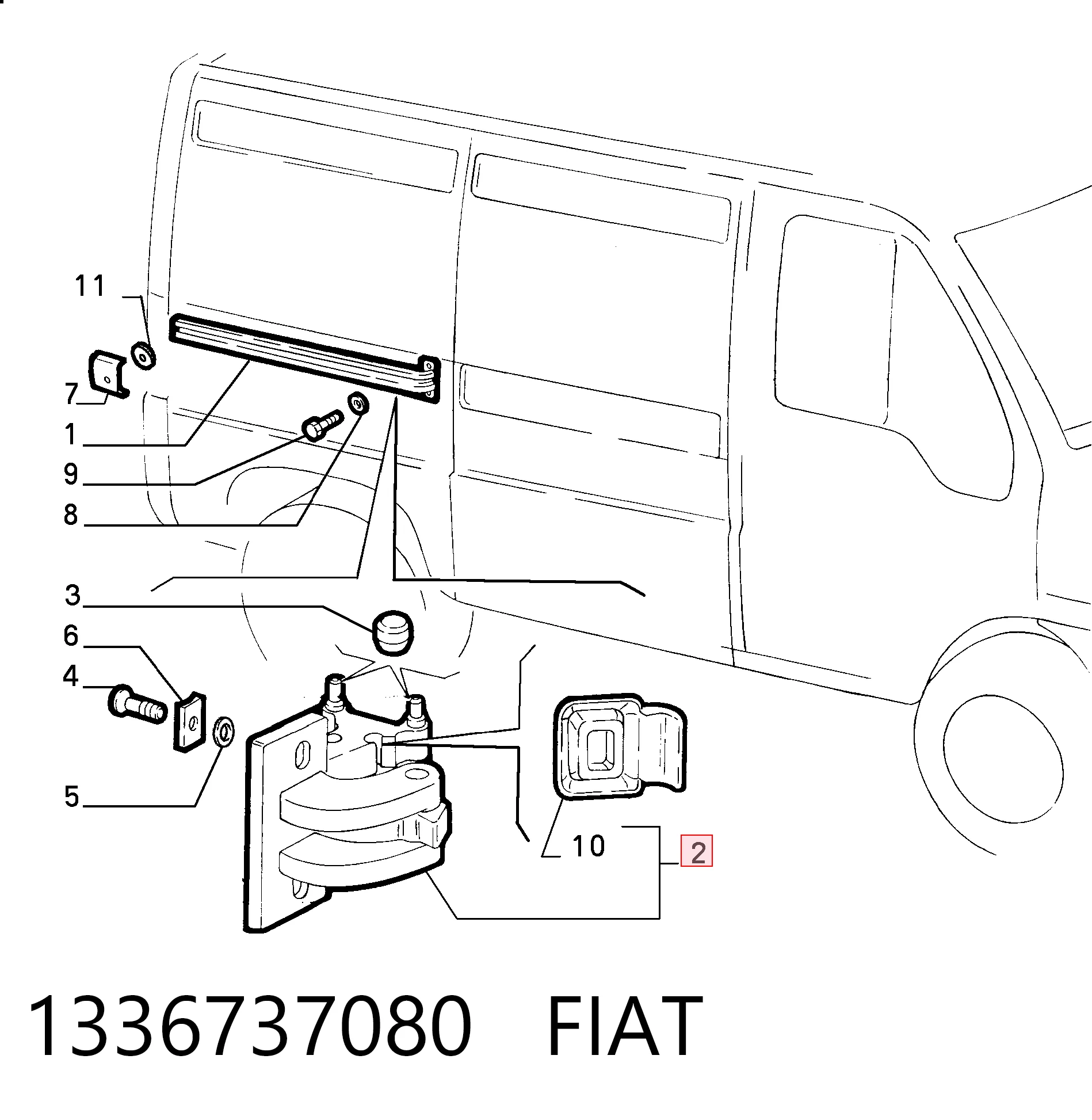 1336737080 Fiat/Alfa/Lancia