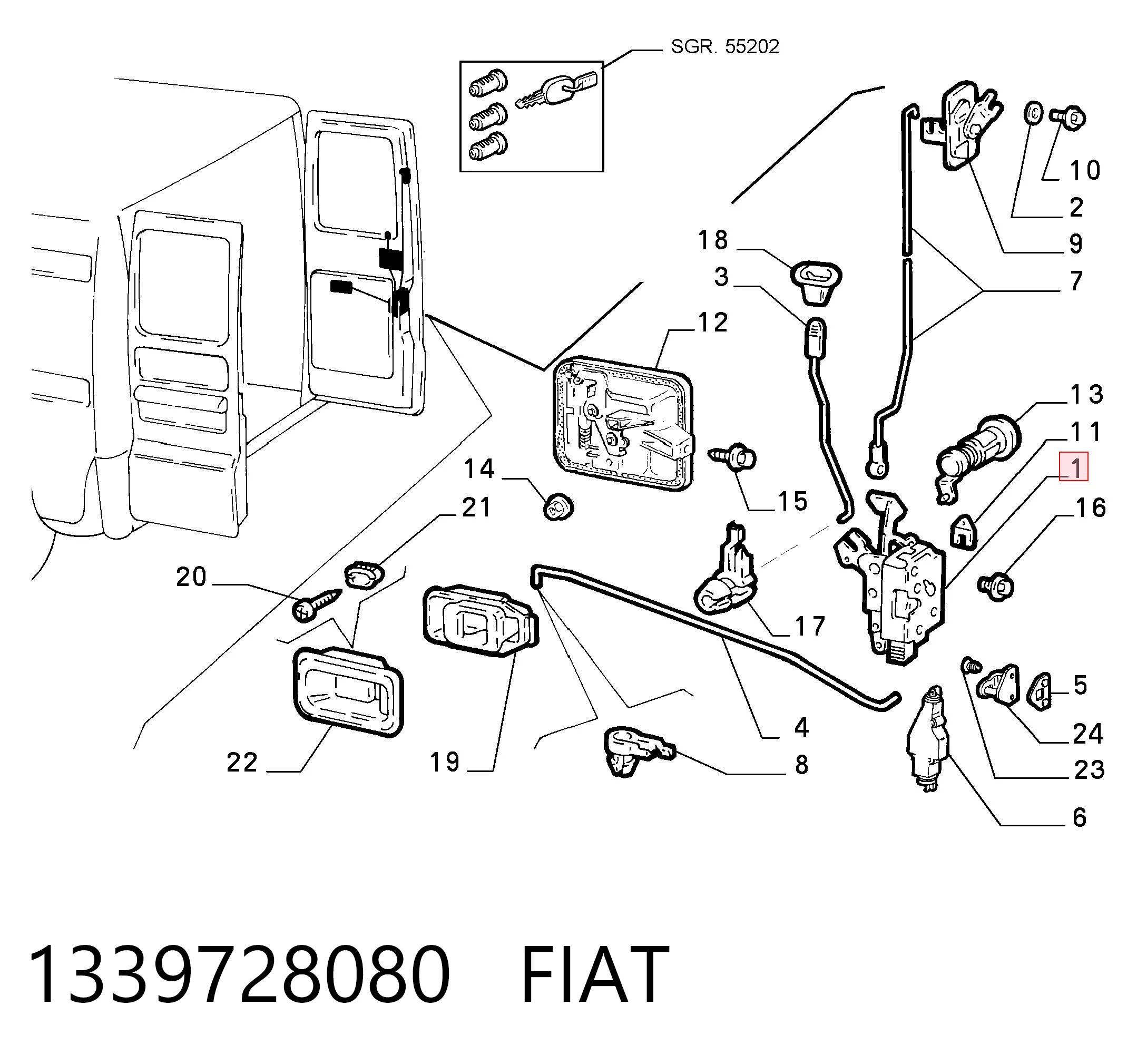 1339728080 Fiat/Alfa/Lancia
