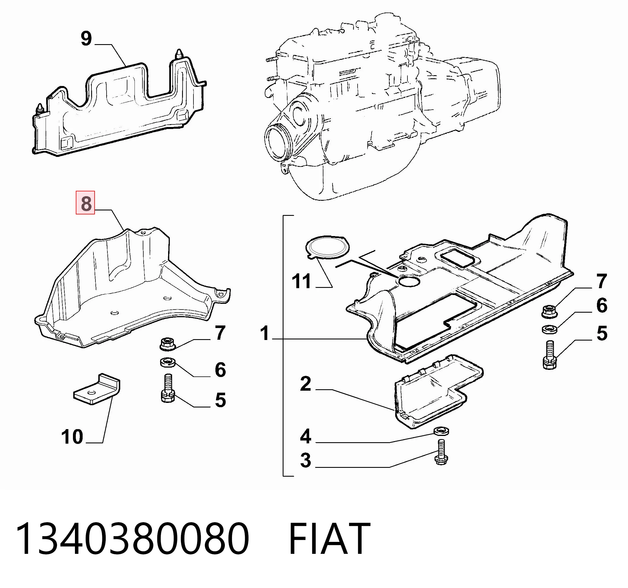 1340380080 Fiat/Alfa/Lancia