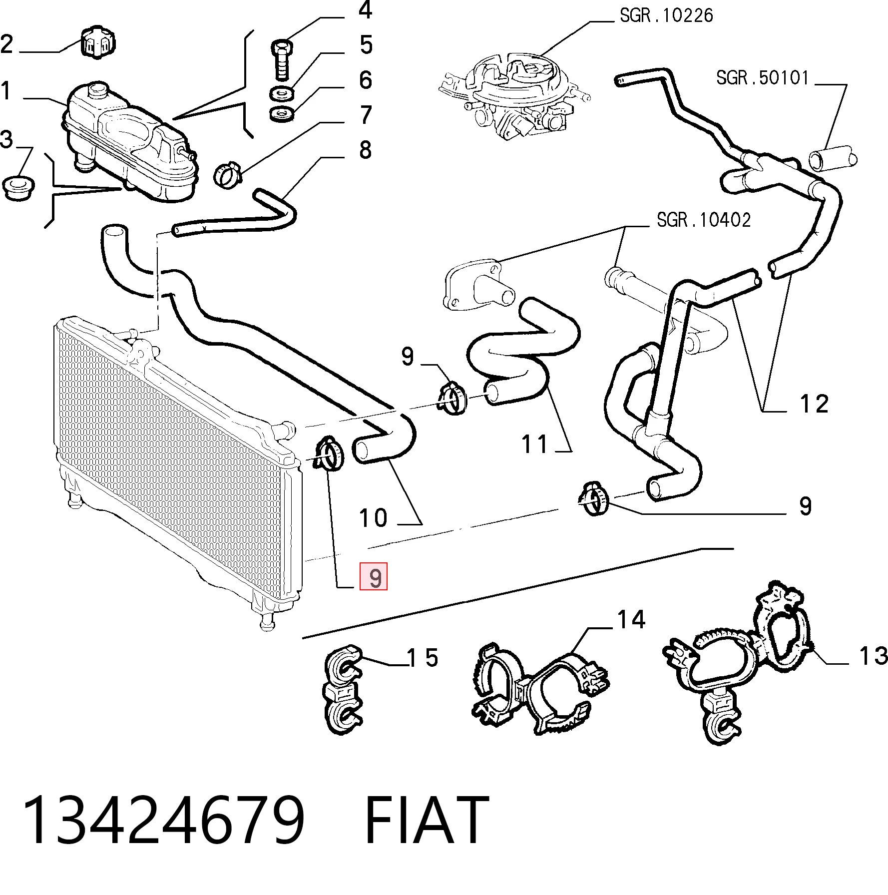 13424679 Fiat/Alfa/Lancia