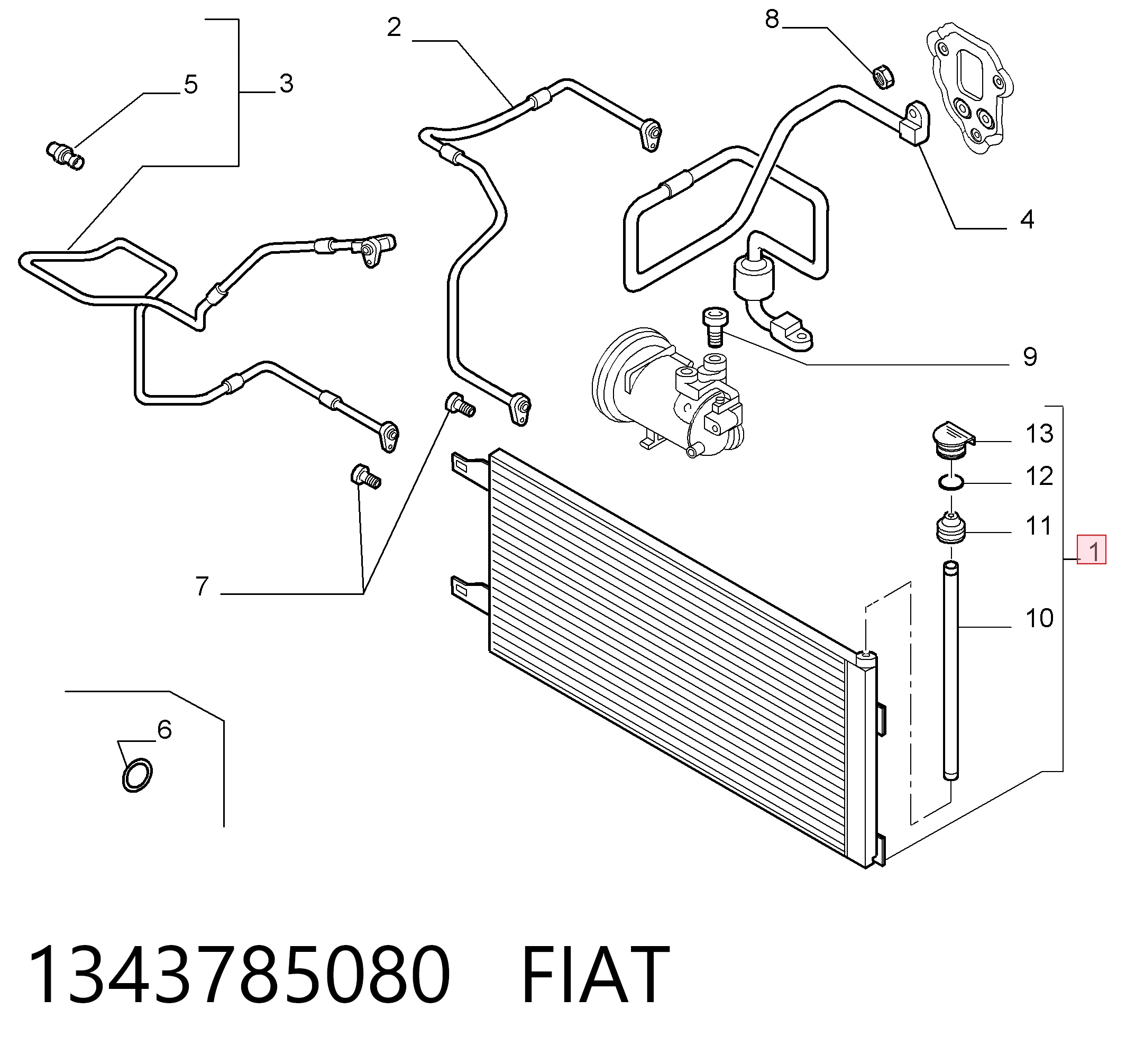 Aire acondicionado capacitor Fiat Ducato III desde 92,88 €