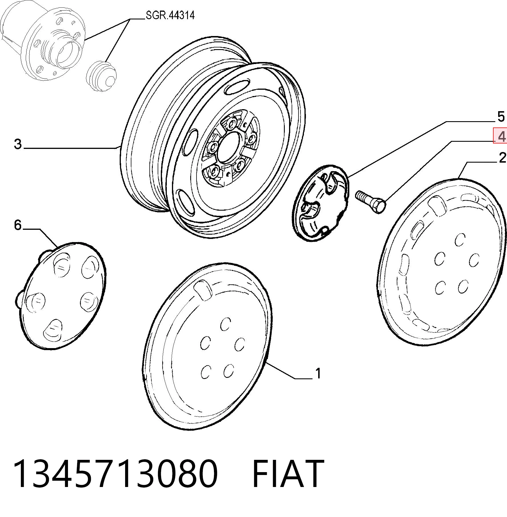 Perno de rueda Fiat Ducato II furgoneta comprar en España