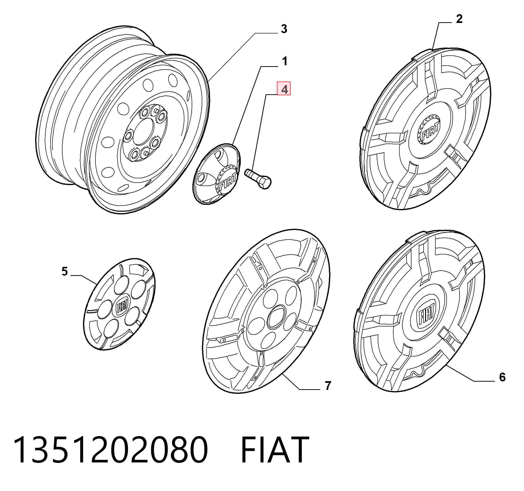 Comprar Tornillo de rueda Fiat Ducato III 250