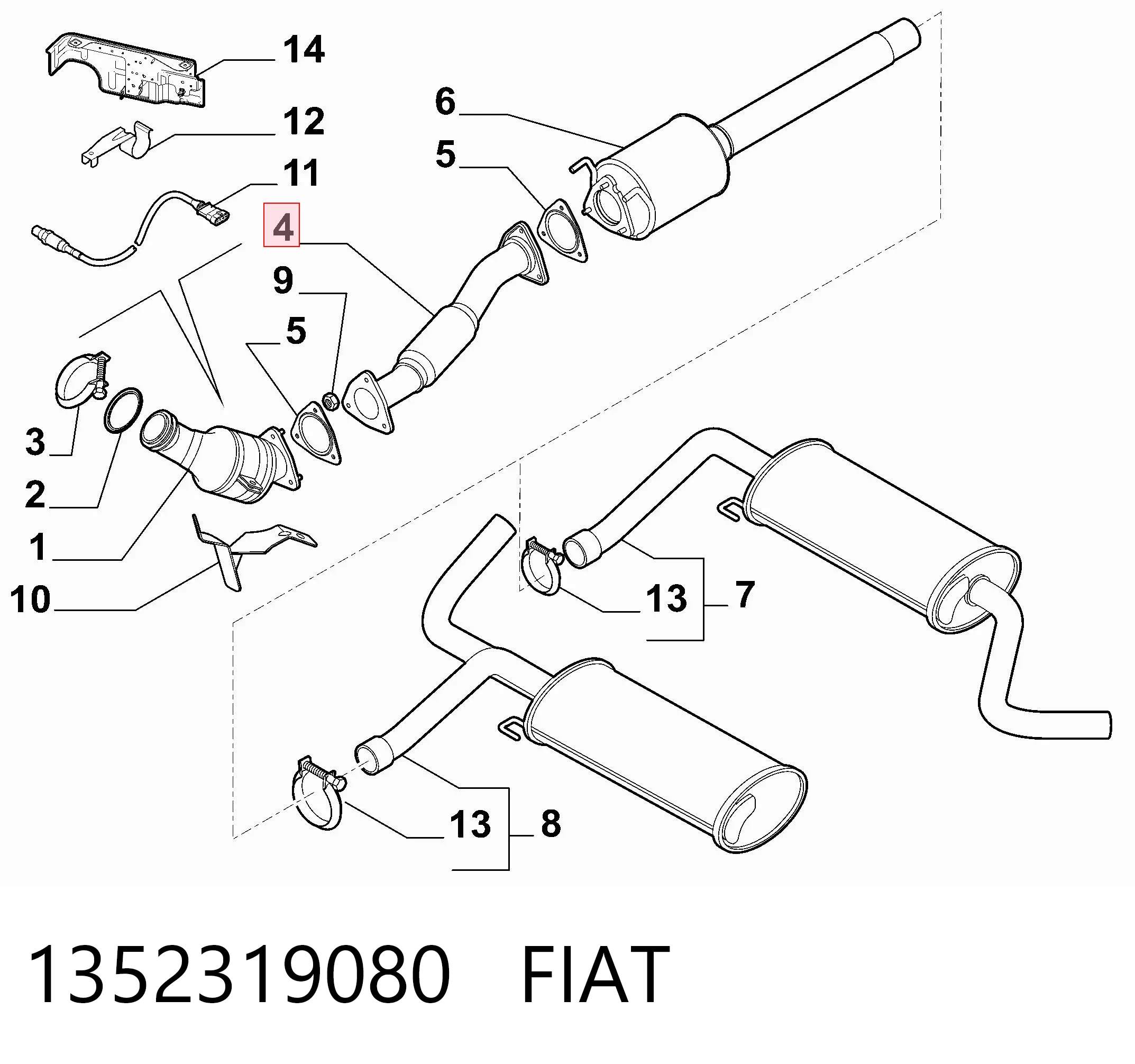 1352319080 Fiat/Alfa/Lancia