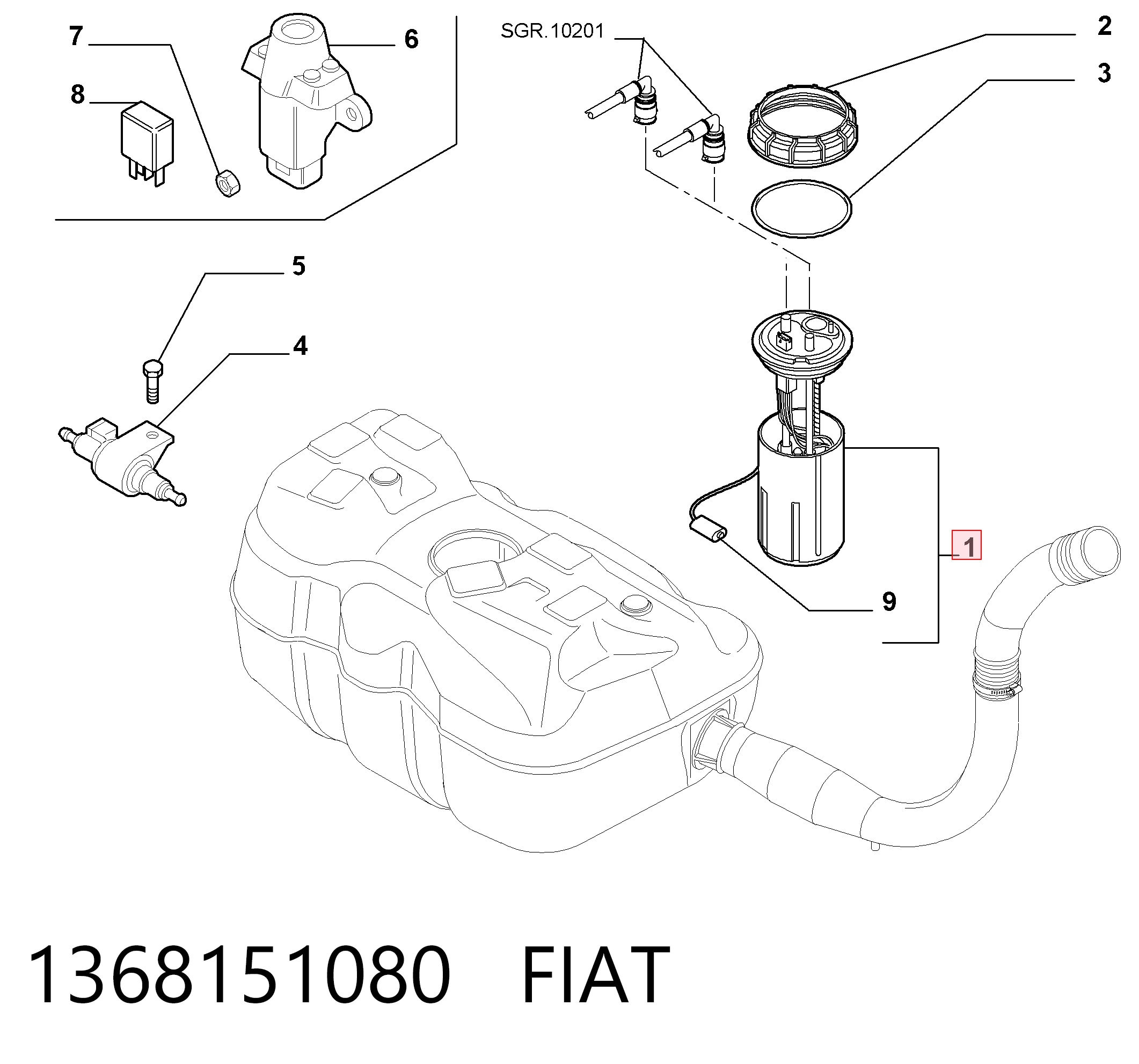 1368151080 Fiat/Alfa/Lancia