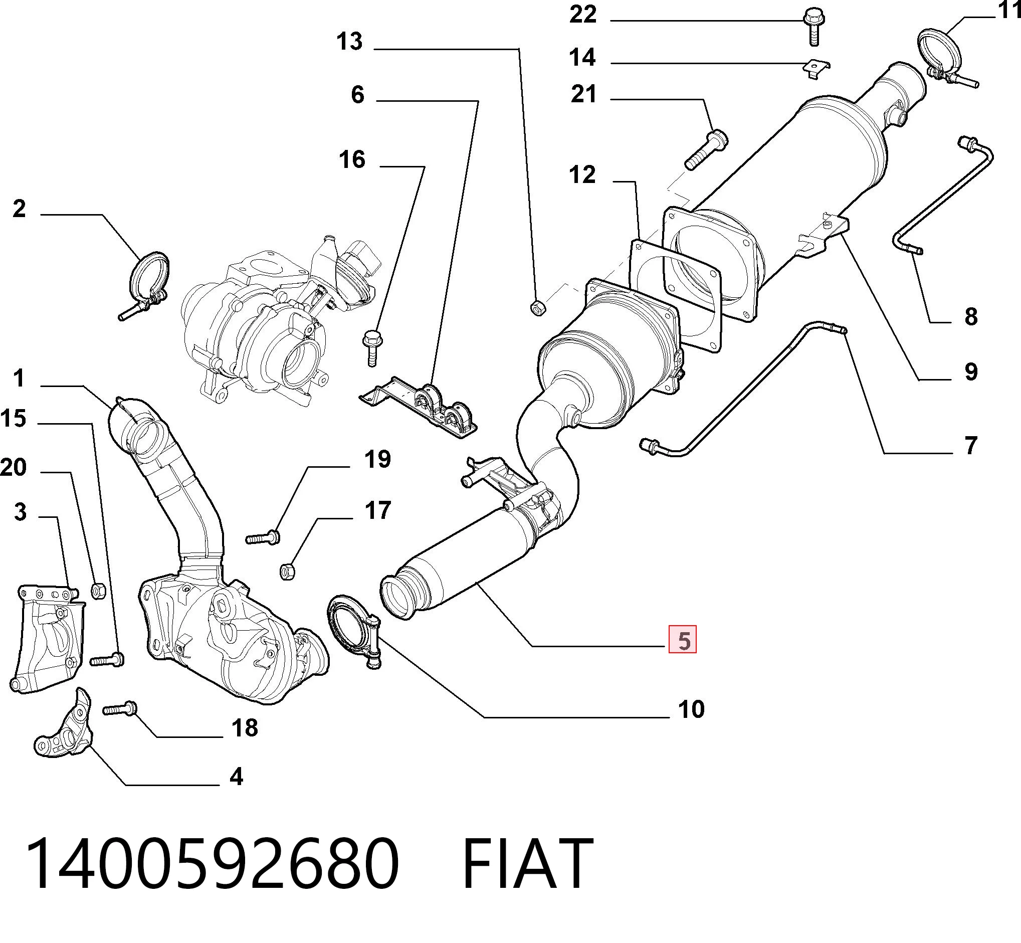  Catalizador Fiat Scudo 
