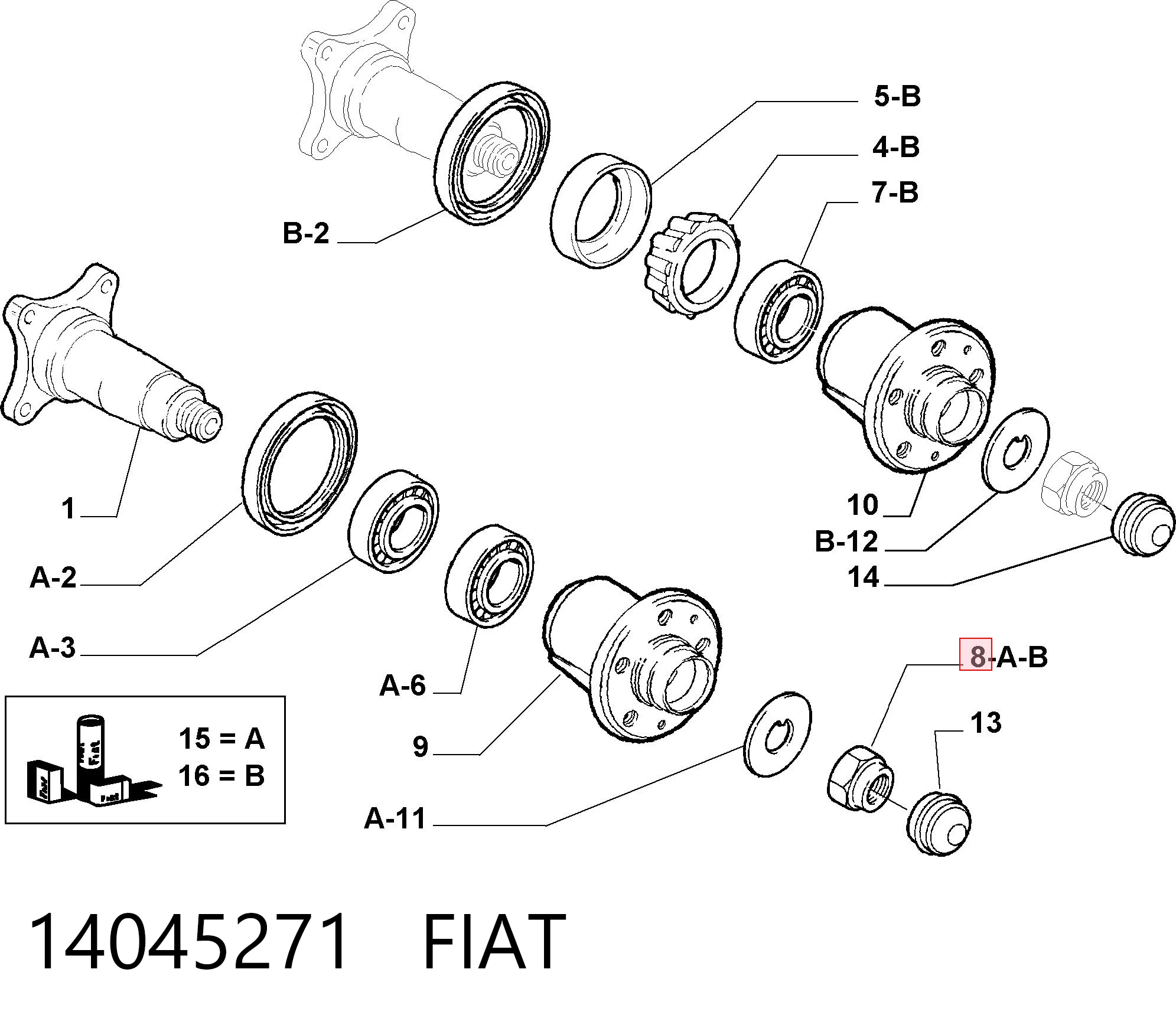 14045271 Fiat/Alfa/Lancia