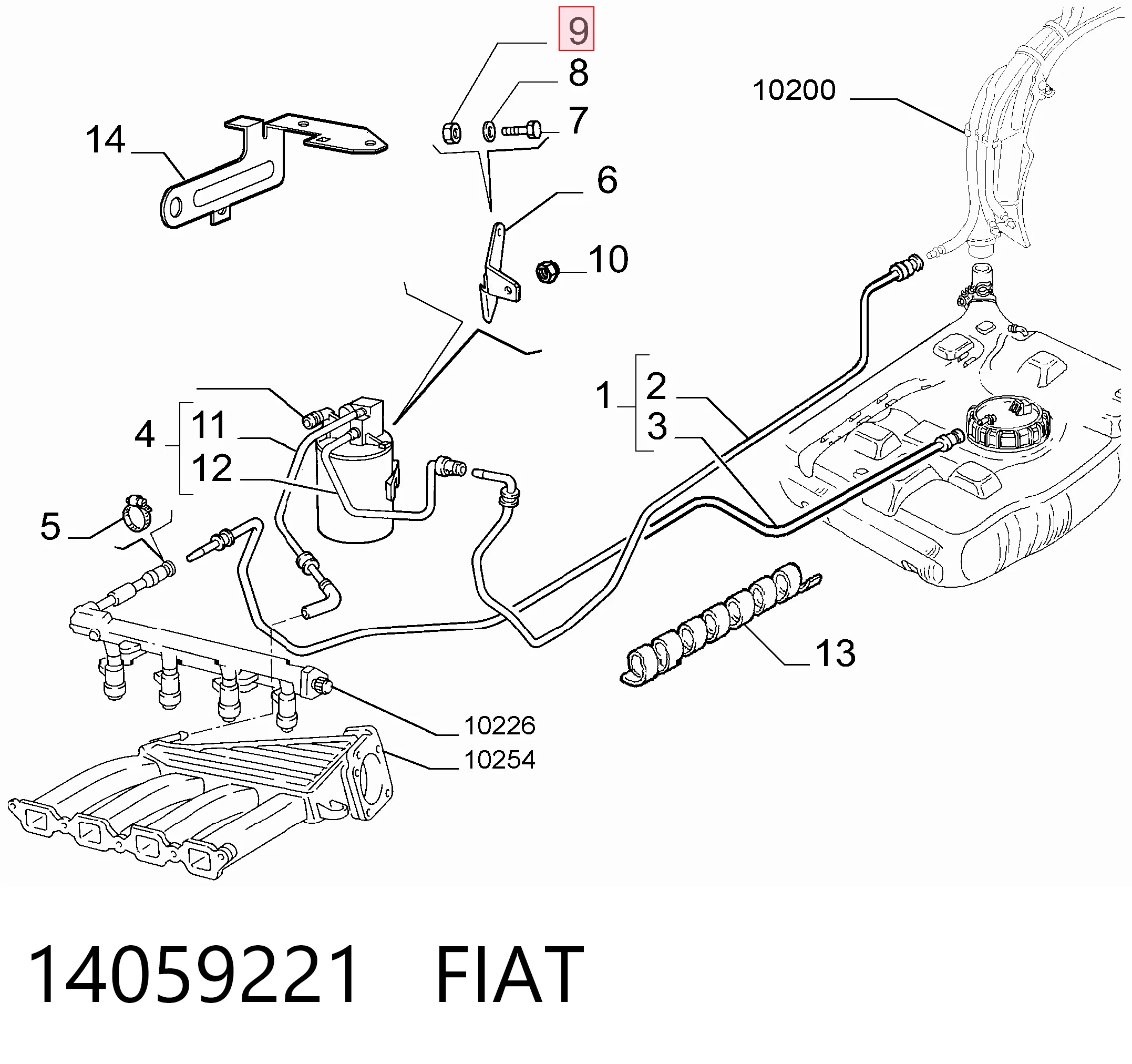 14059221 Fiat/Alfa/Lancia