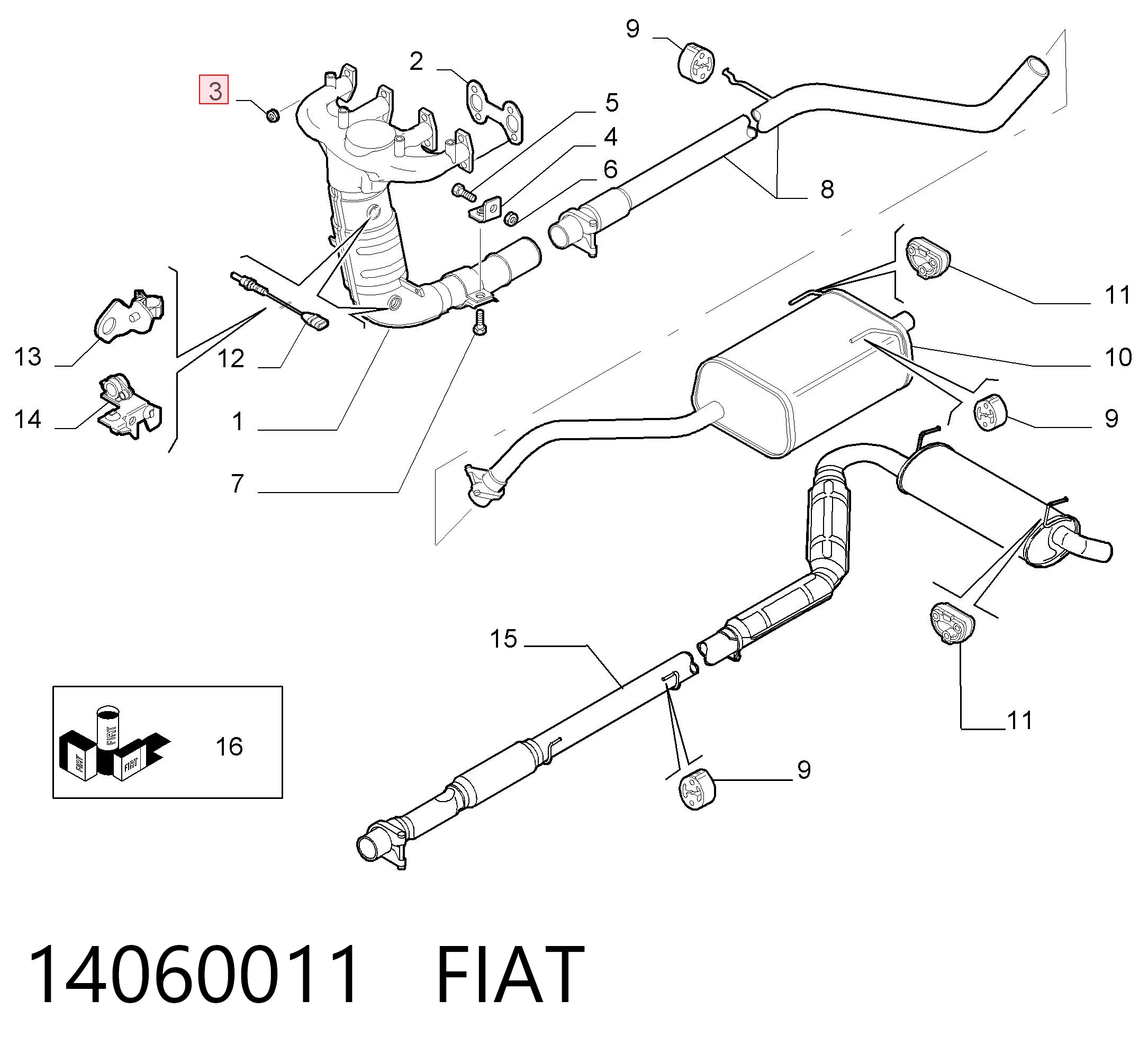 14060011 Fiat/Alfa/Lancia