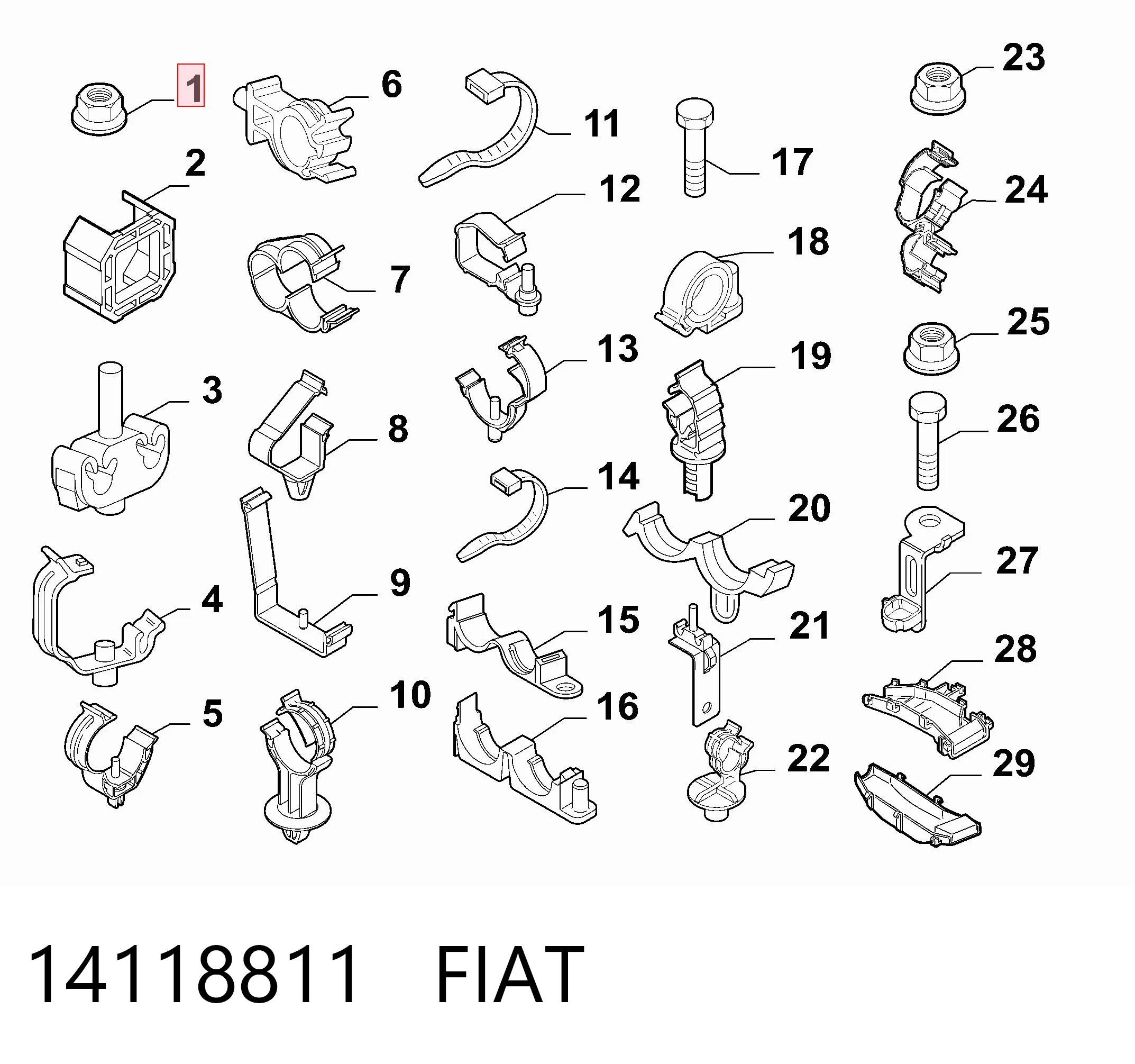 14118811 Fiat/Alfa/Lancia