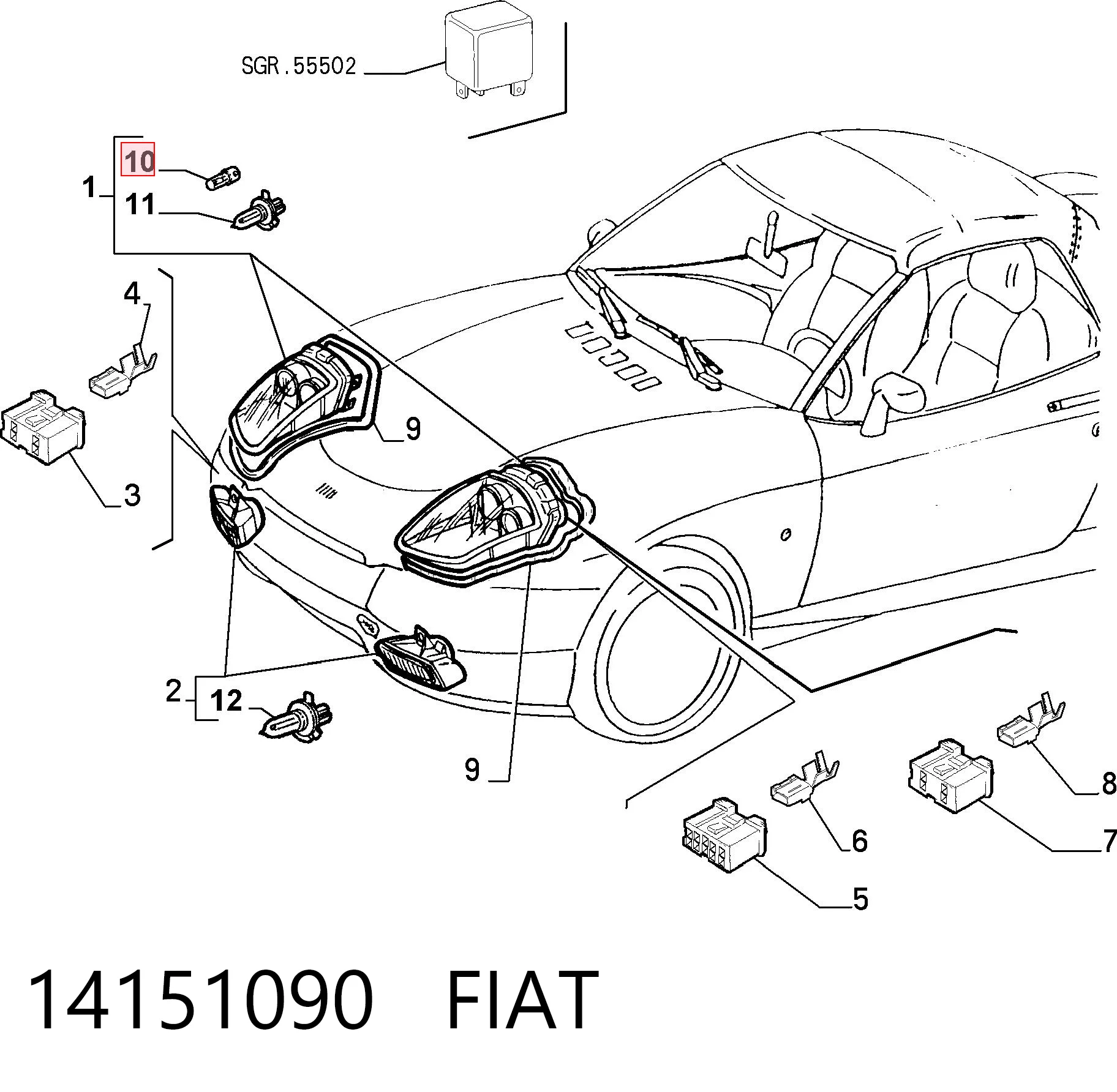 14151090 Fiat/Alfa/Lancia