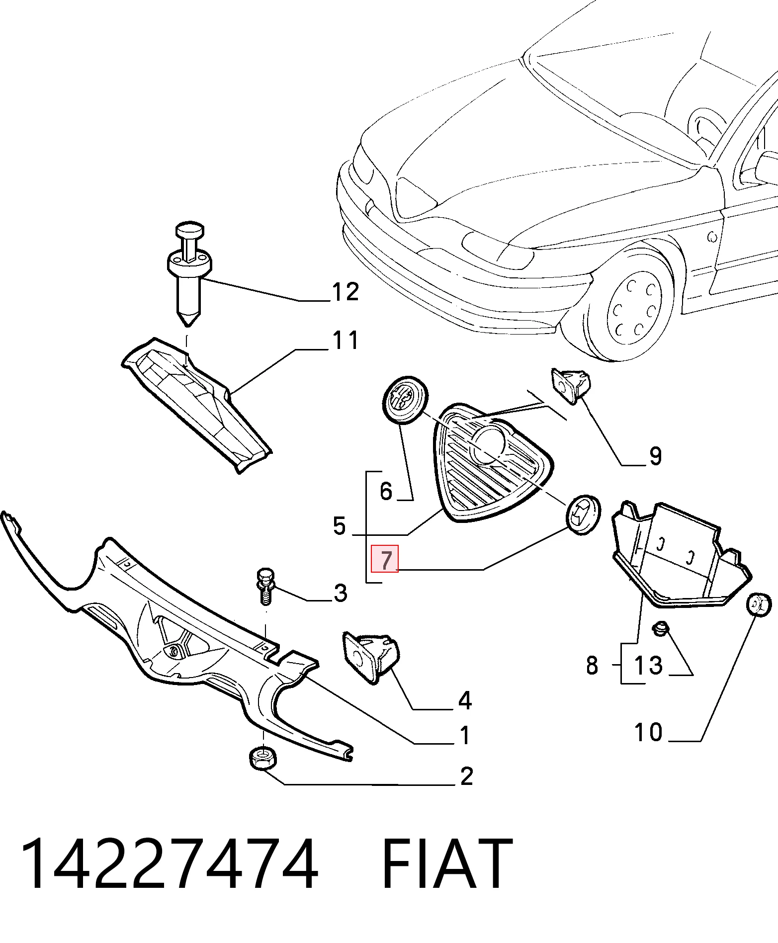 14227474 Fiat/Alfa/Lancia