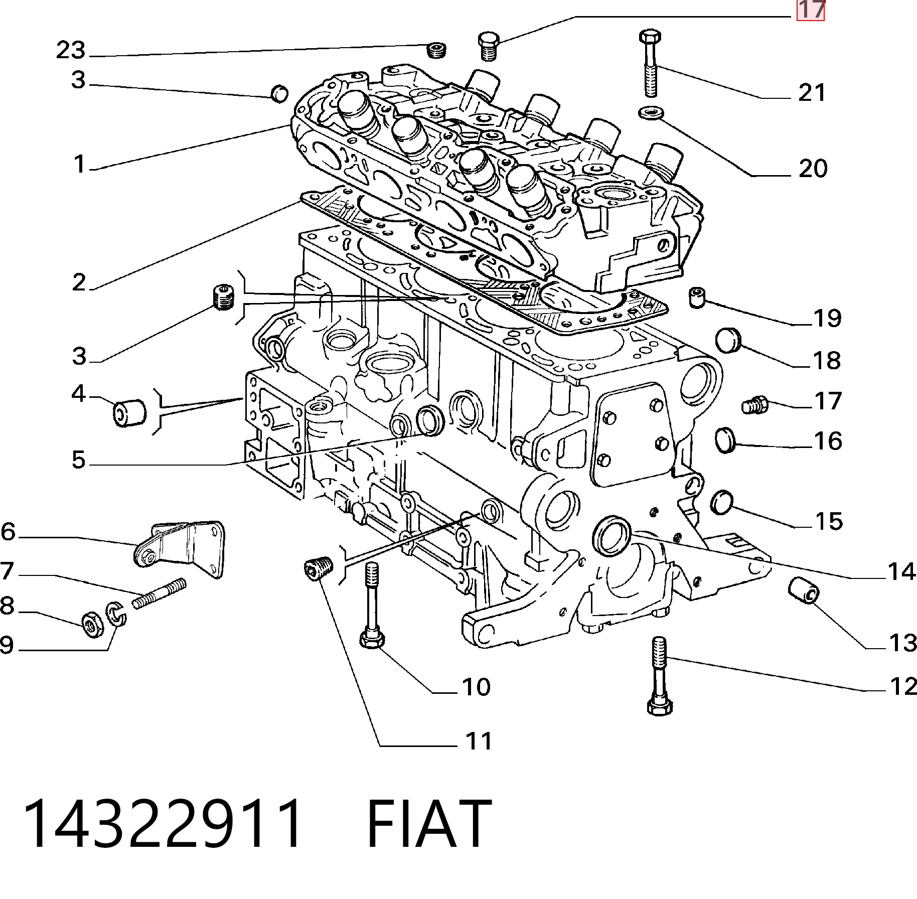 14322911 Fiat/Alfa/Lancia