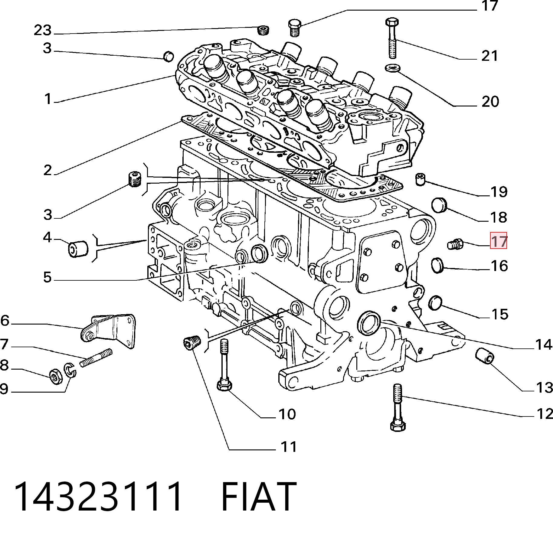 14323111 Fiat/Alfa/Lancia