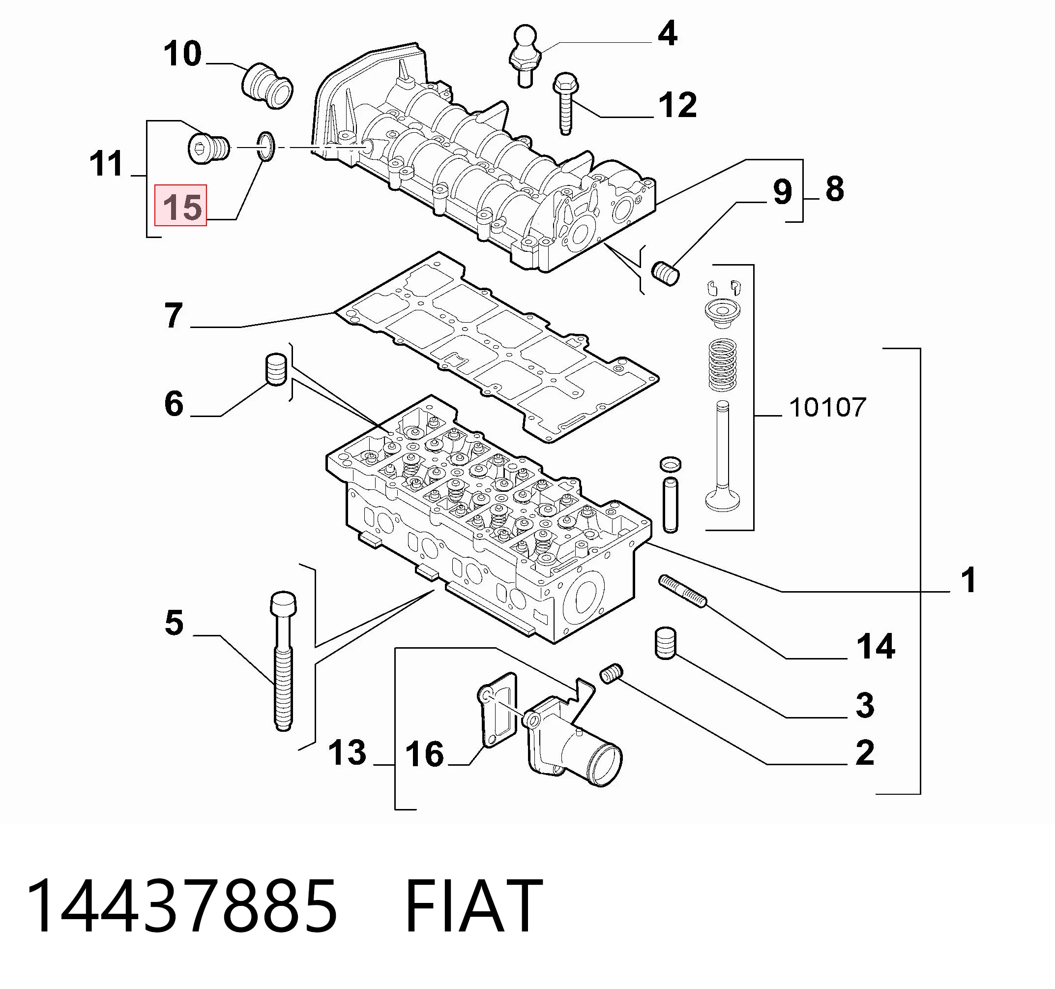 14437885 Fiat/Alfa/Lancia