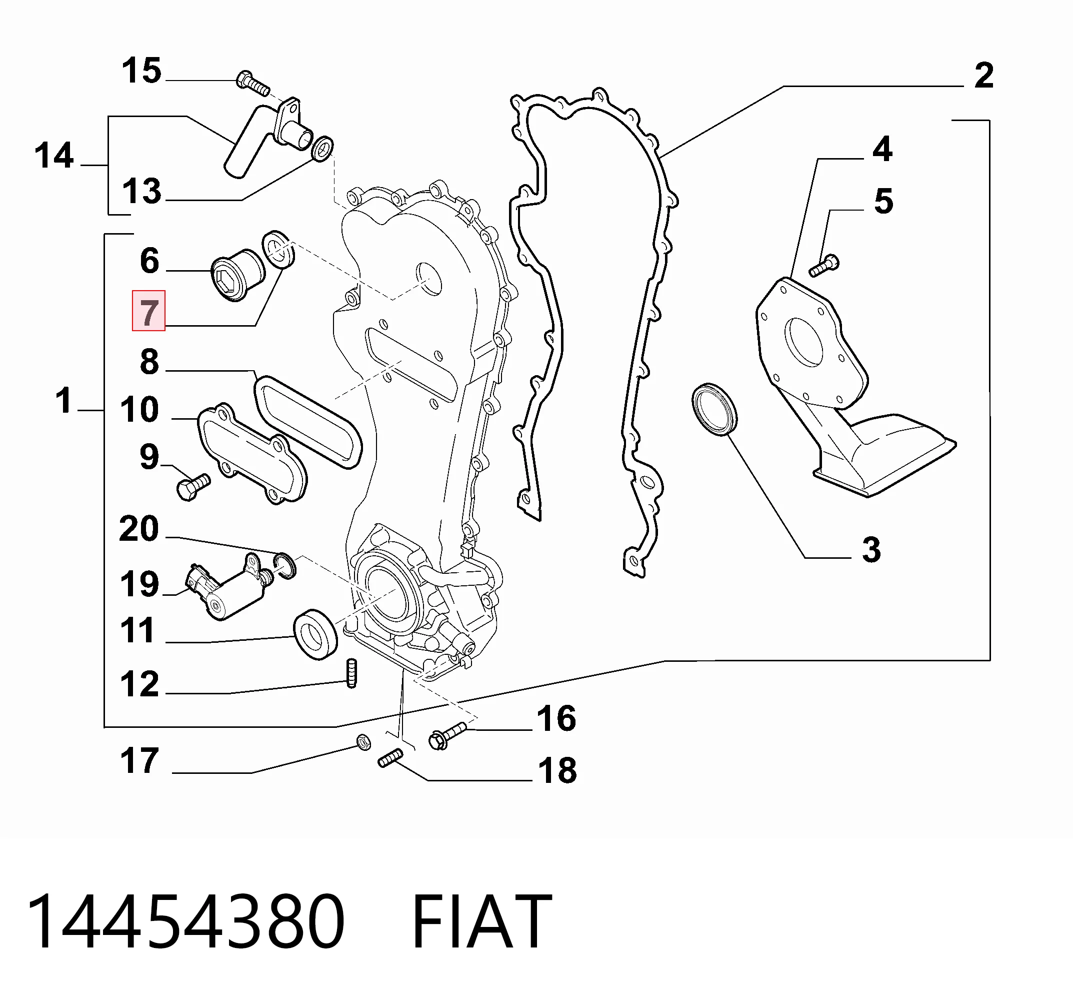 14454380 Fiat/Alfa/Lancia