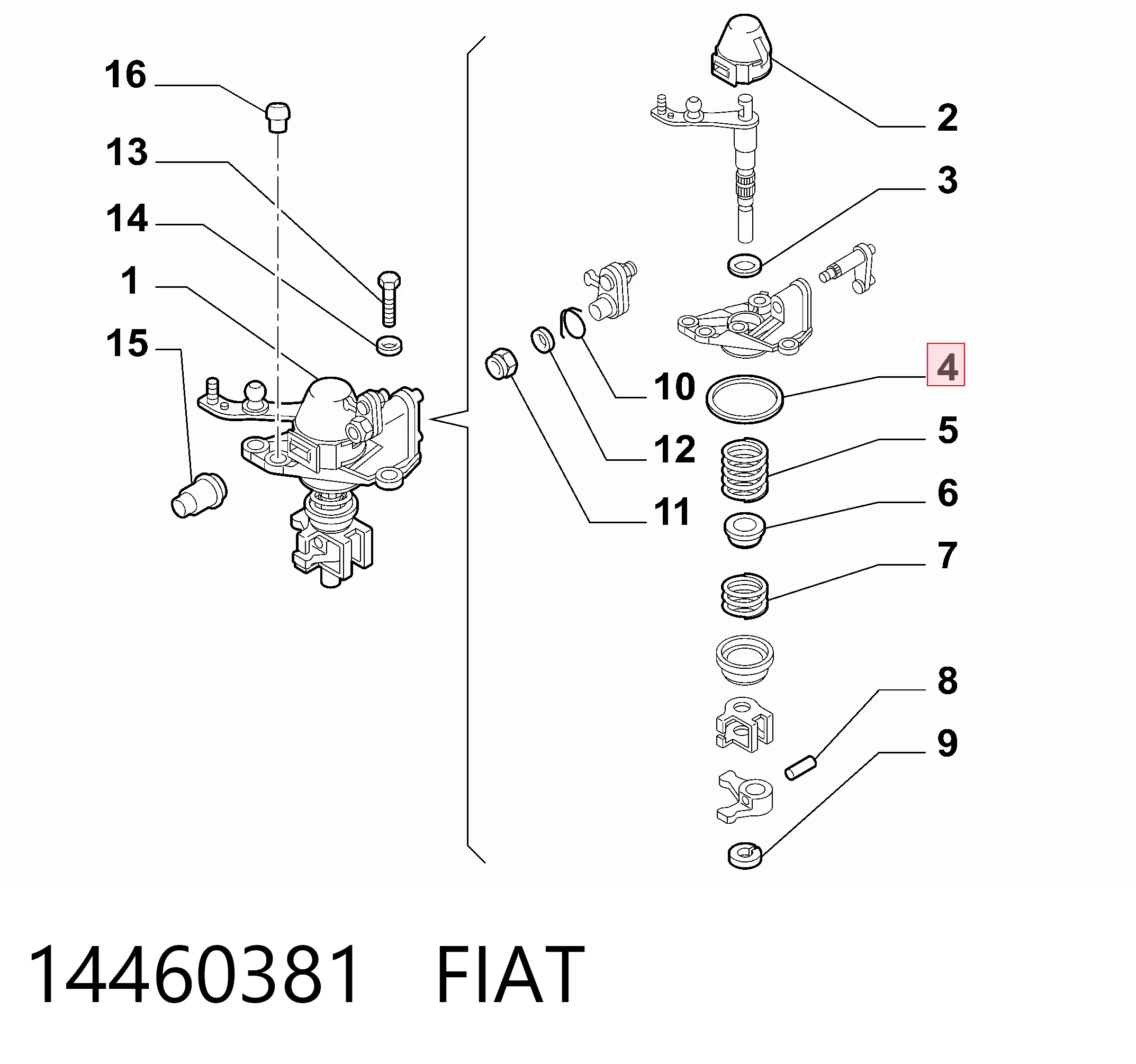 14460381 Fiat/Alfa/Lancia