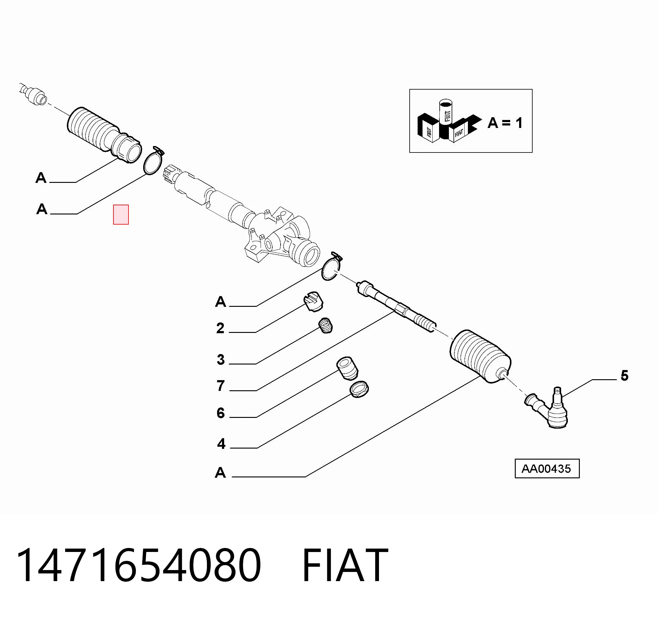 Barra de direccion coche Fiat Ducato II (1994-2002)