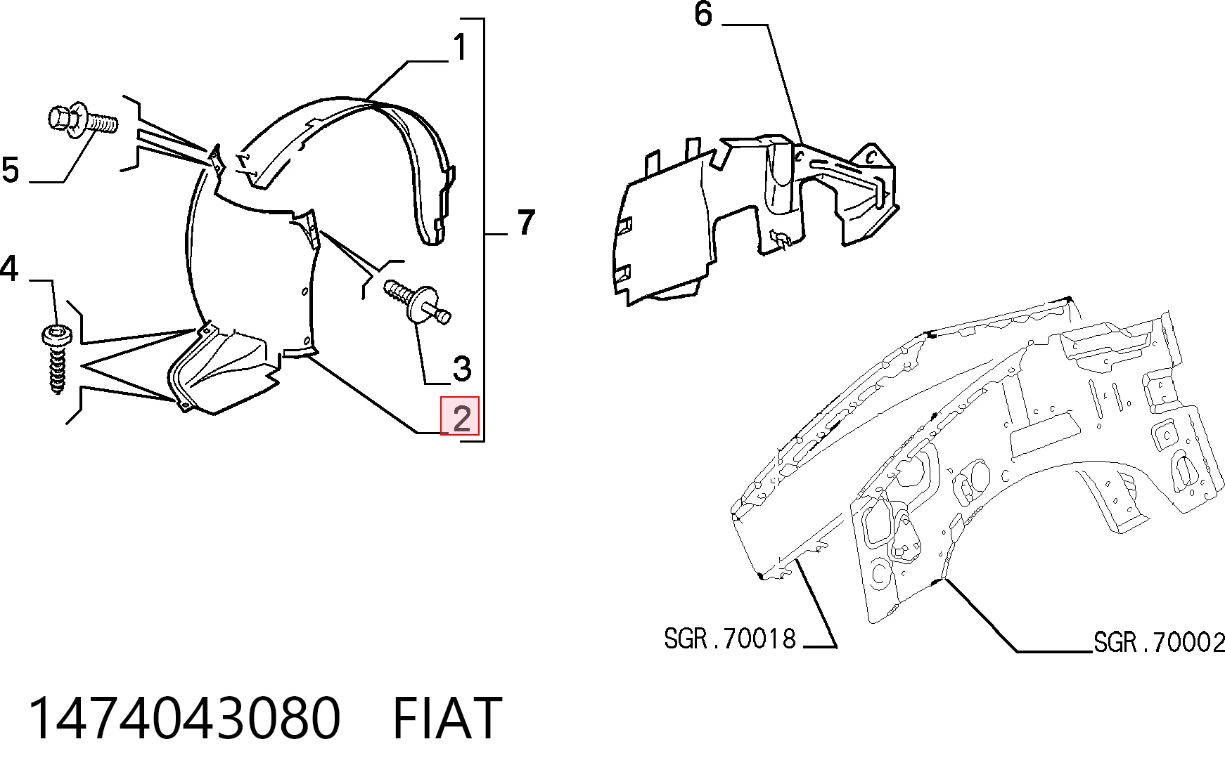 Guardabarros interior derecho, aleta delantera Peugeot Expert monovolumen (224) (1996 - 2006) precio, desde 19,75 EUR