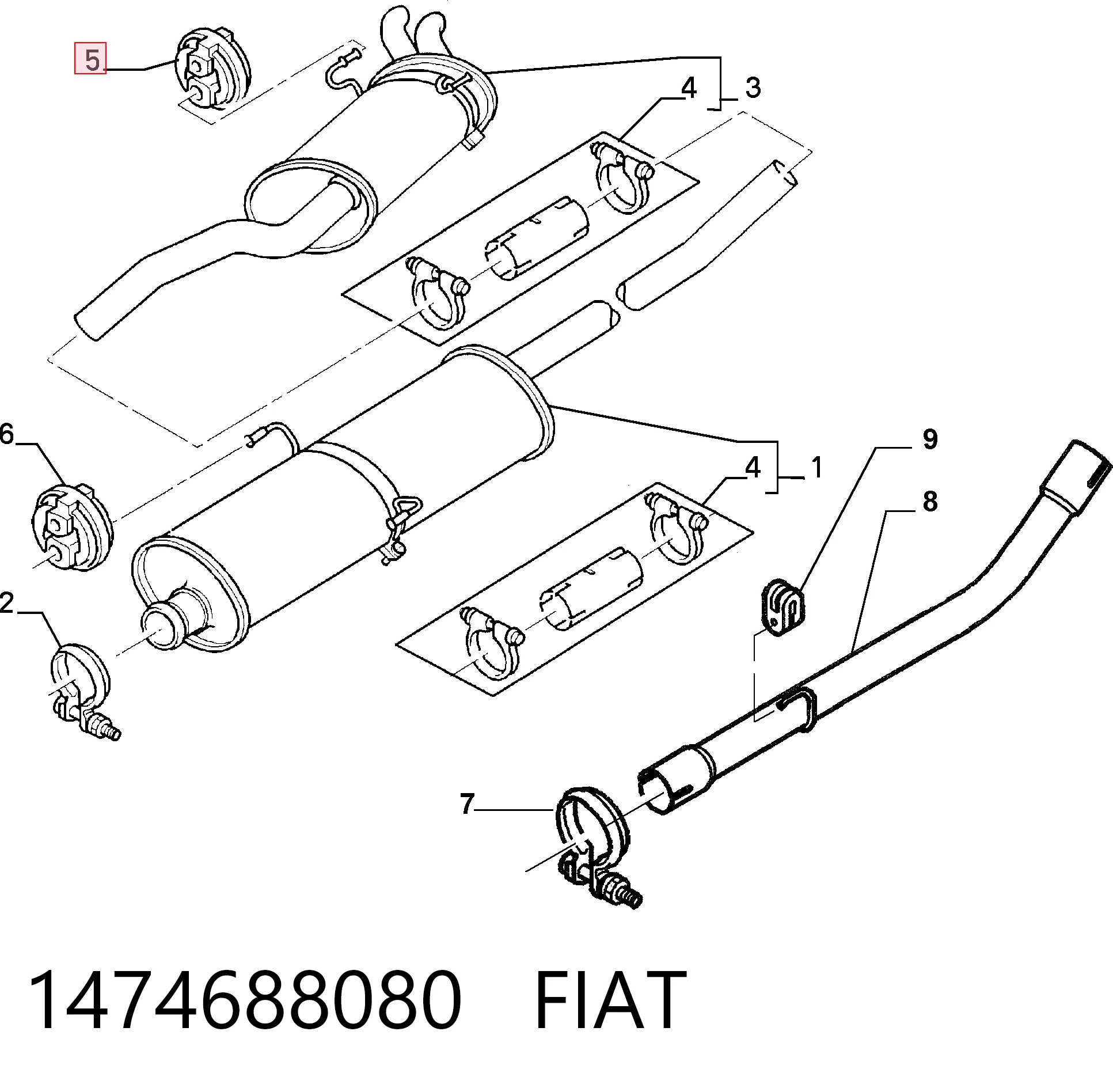 Almohadilla de tope silenciador Citroen C8 desde 3,06 €