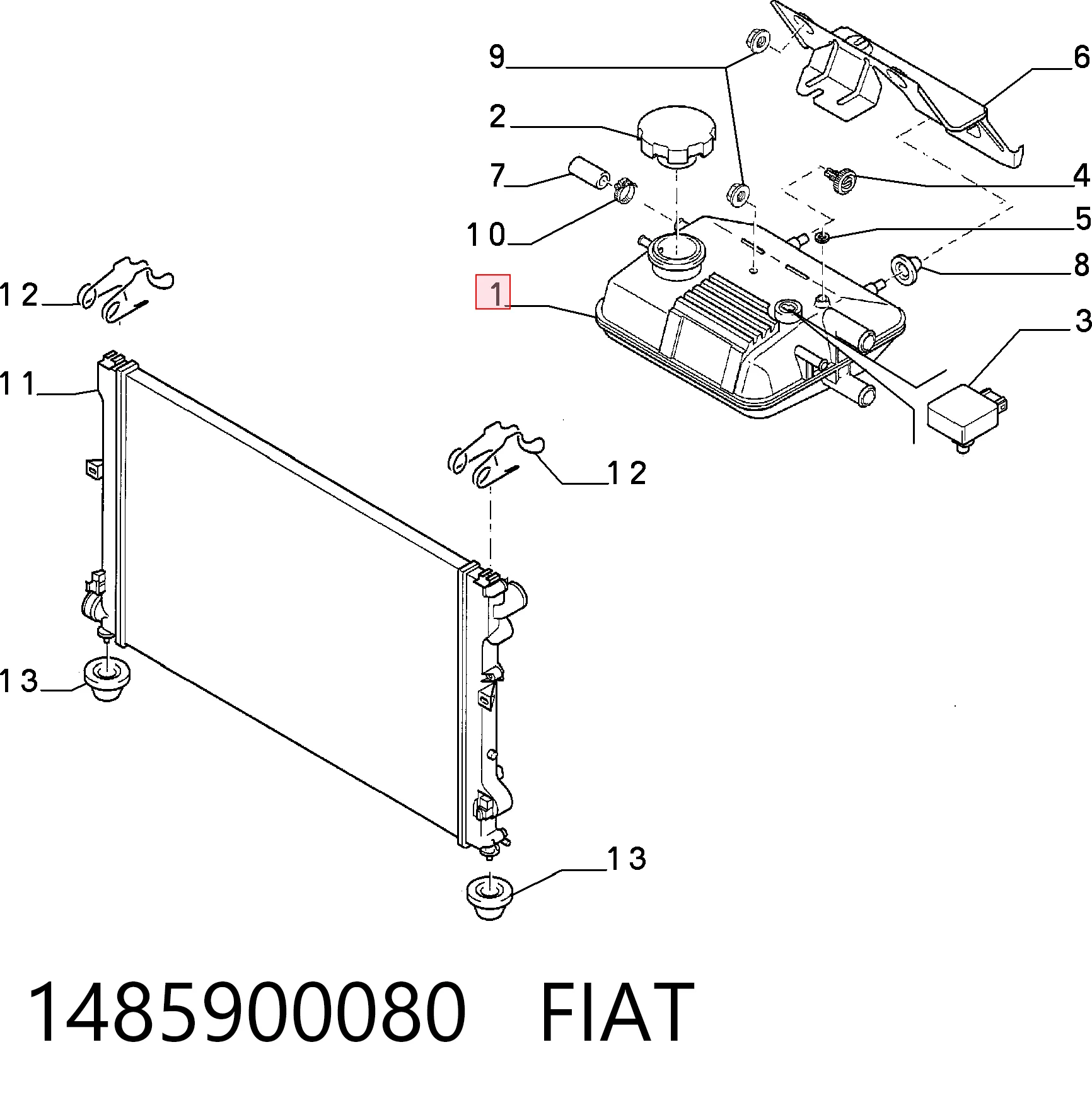 1485900080 Fiat/Alfa/Lancia