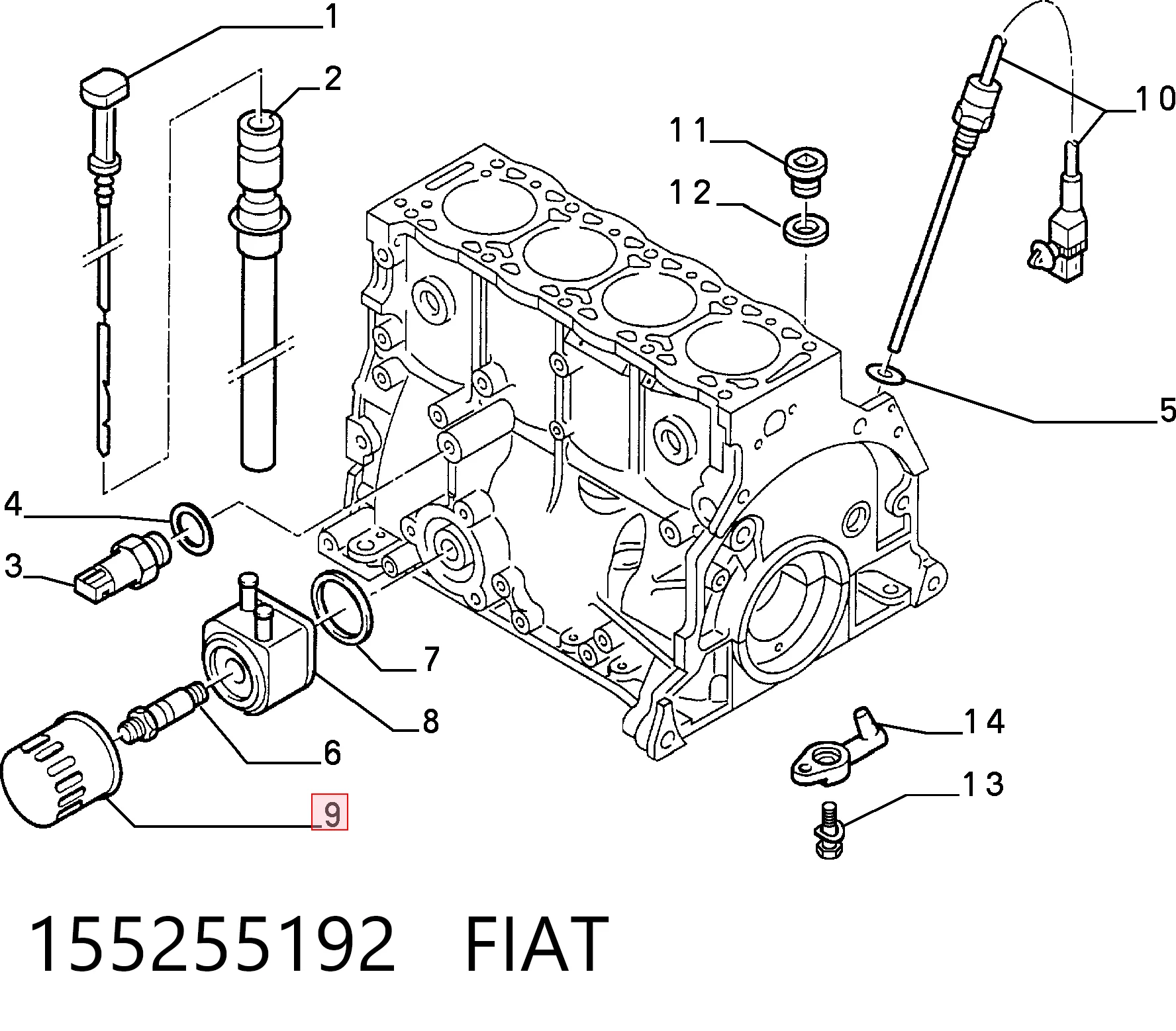 155255192 Fiat/Alfa/Lancia