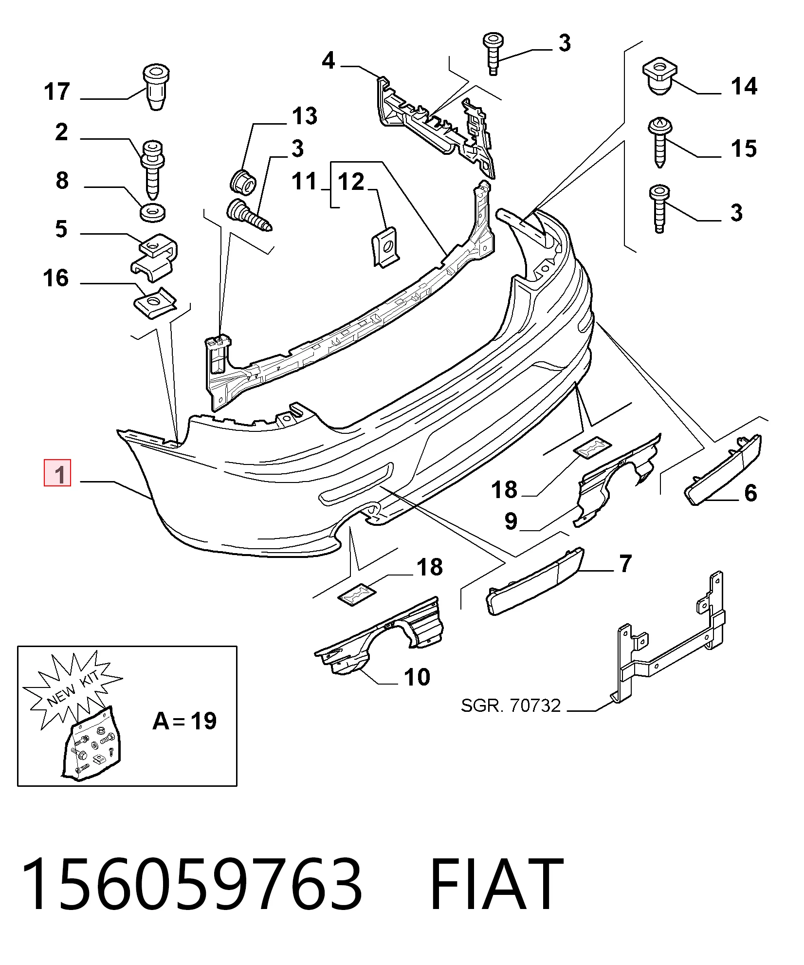 156059763 Fiat/Alfa/Lancia