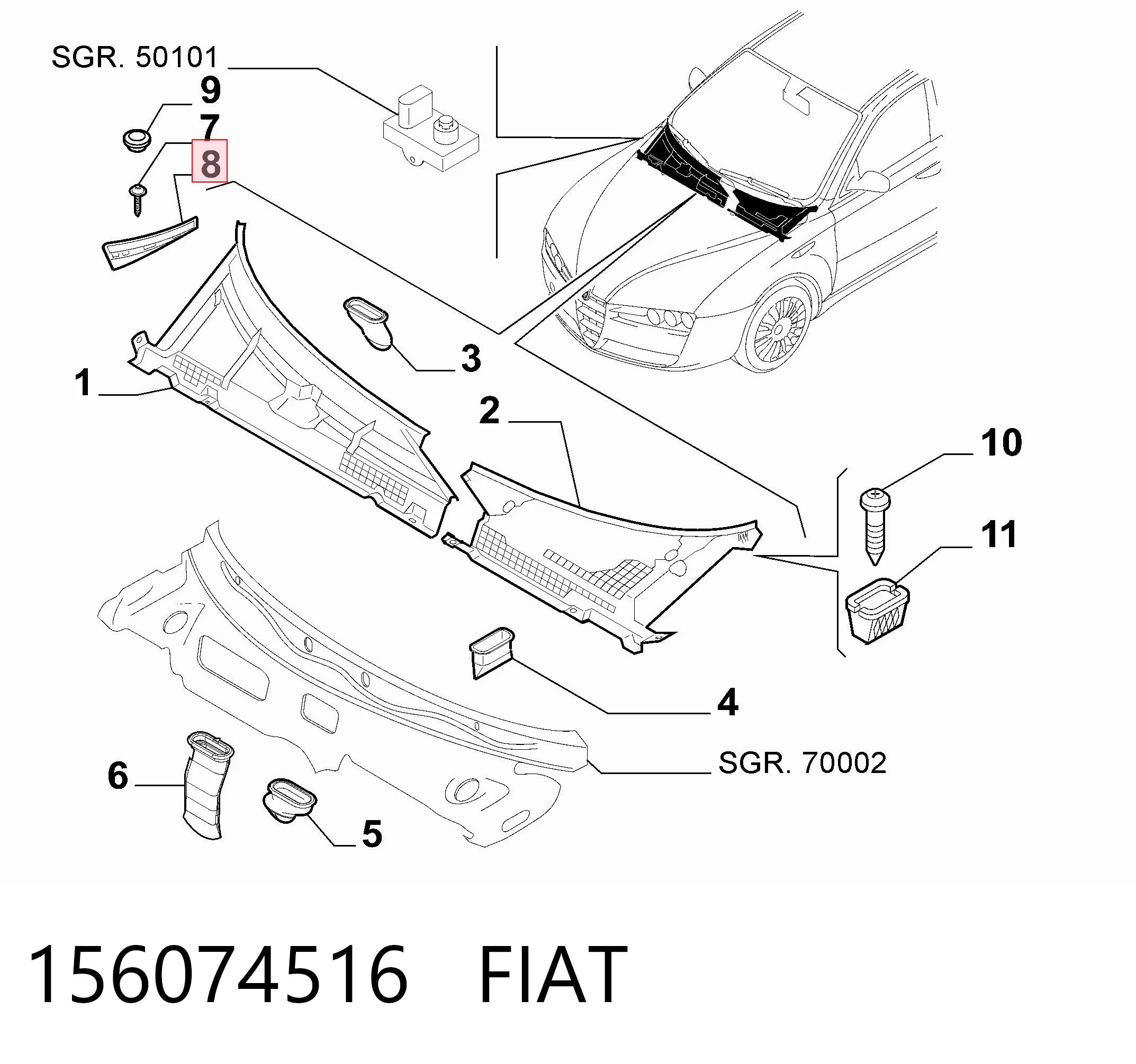 156074516 Fiat/Alfa/Lancia